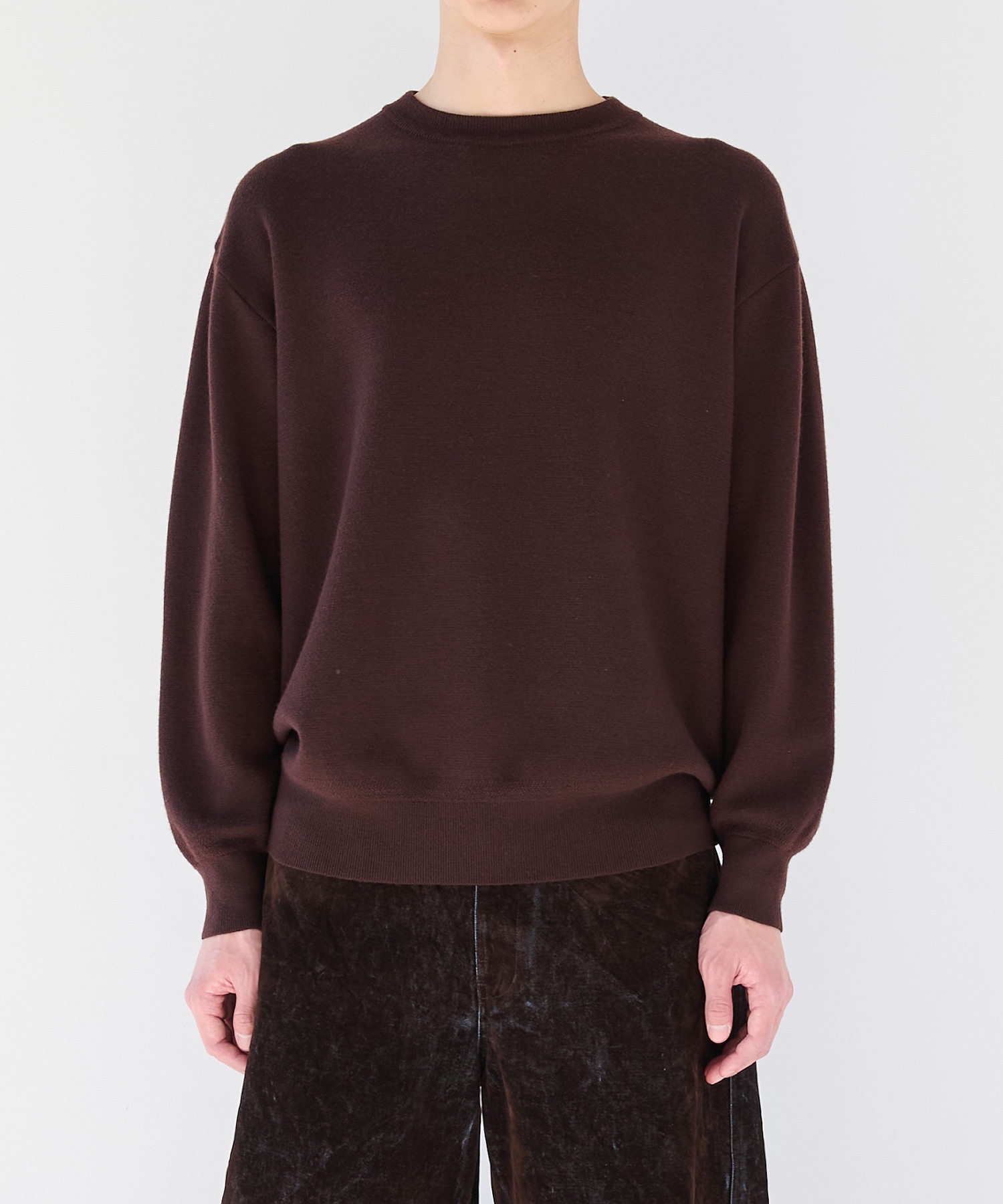 CASHMERE WOOL CREWNECK KNIT STUDIOUS