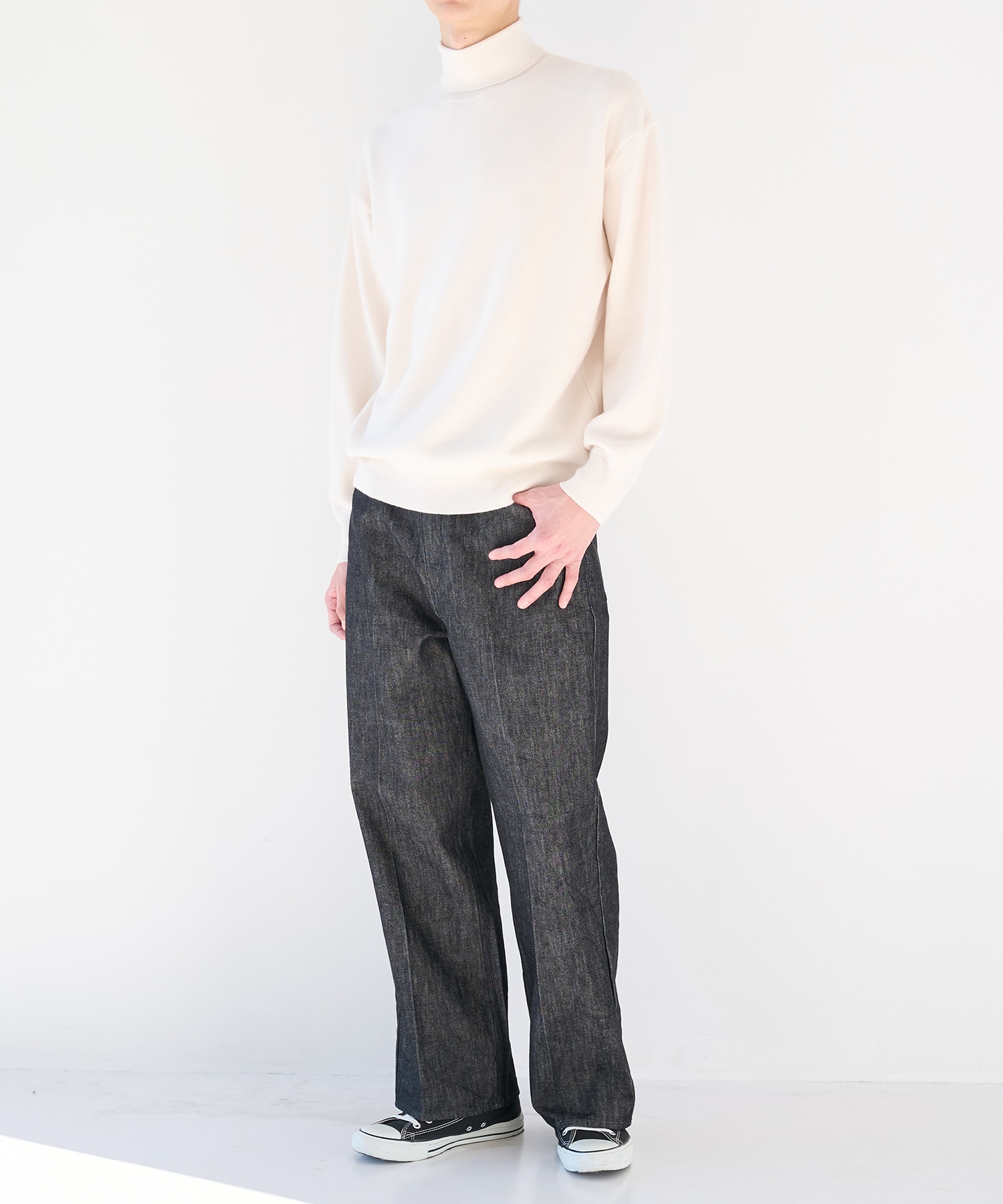 CASHMERE WOOL TURTLENECK KNIT STUDIOUS