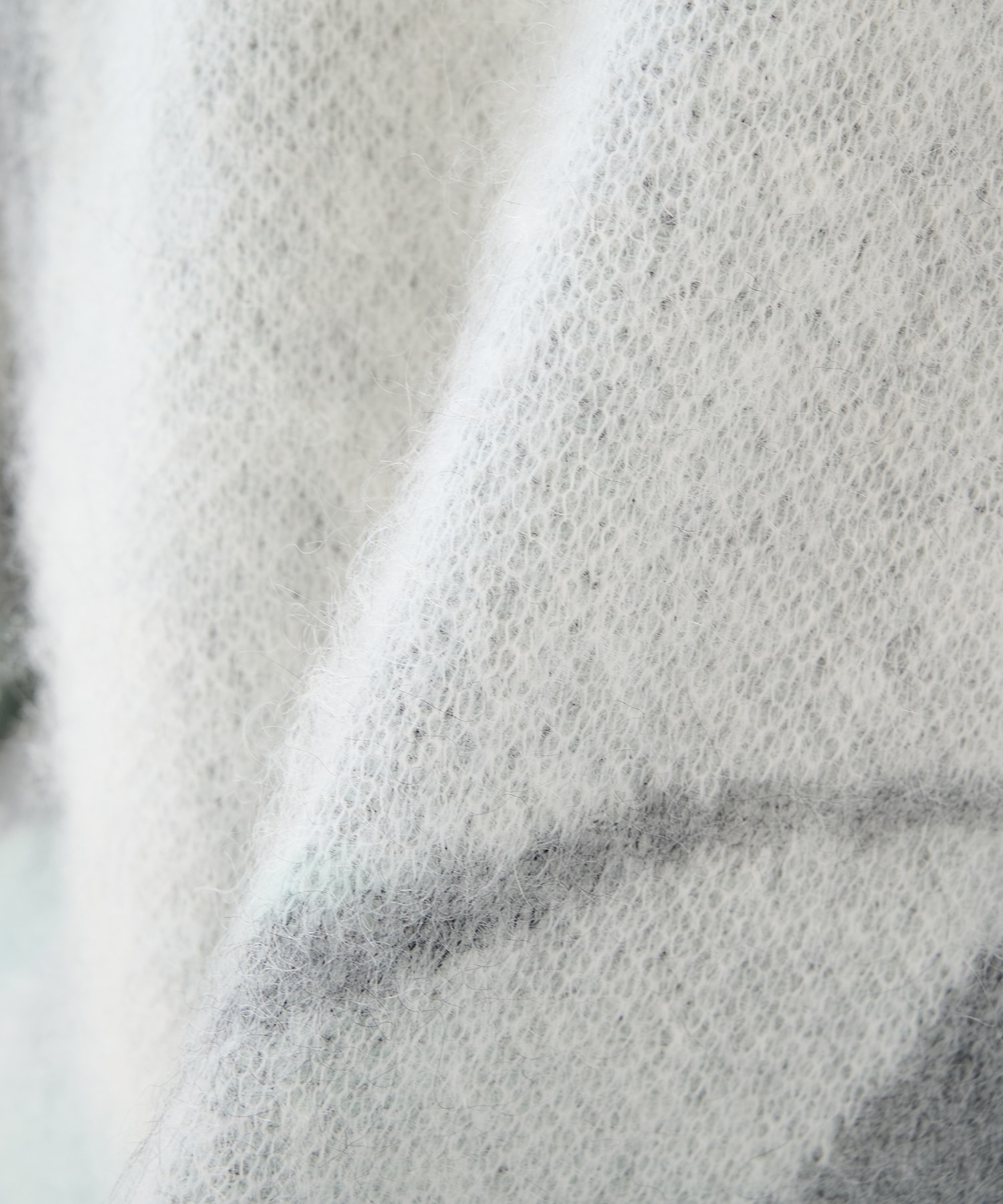 別注 Mohair Jacquard Cardigan WRAPINKNOT