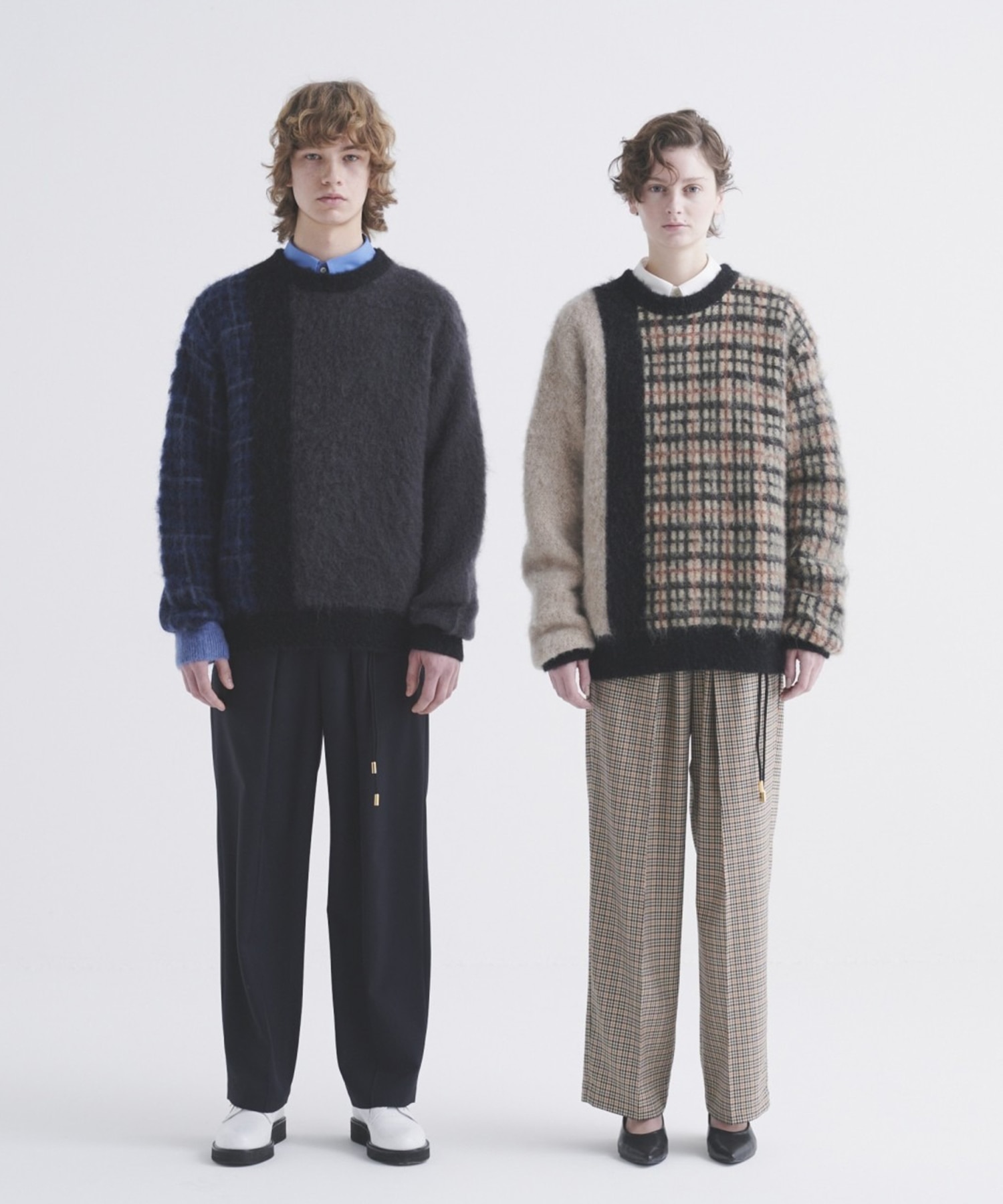 CULLNI for DAKS LONDON Tuck Drawstring Wide Pants CULLNI