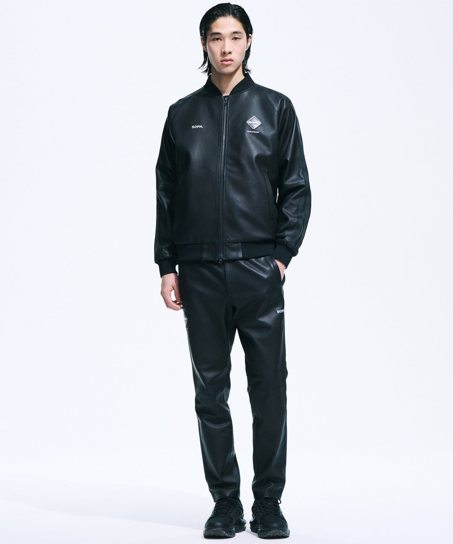 LEATHER TRACK PANTS F.C.Real Bristol
