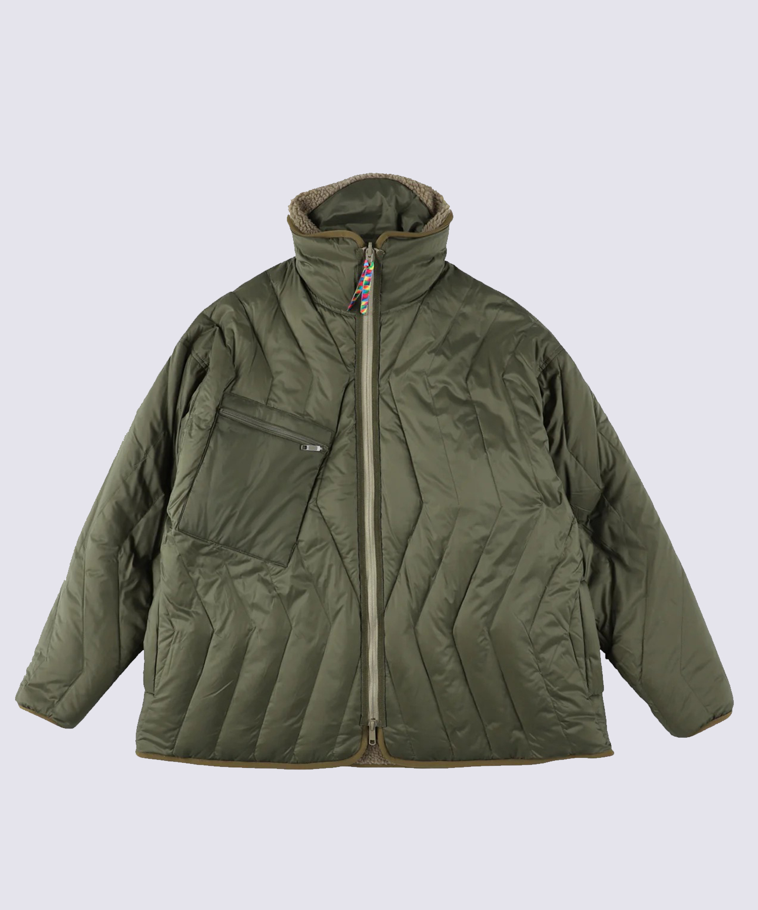 REVERSIBLE FLEECE DOWN JACKET is-ness×TAION TAION/TAION EXTRA