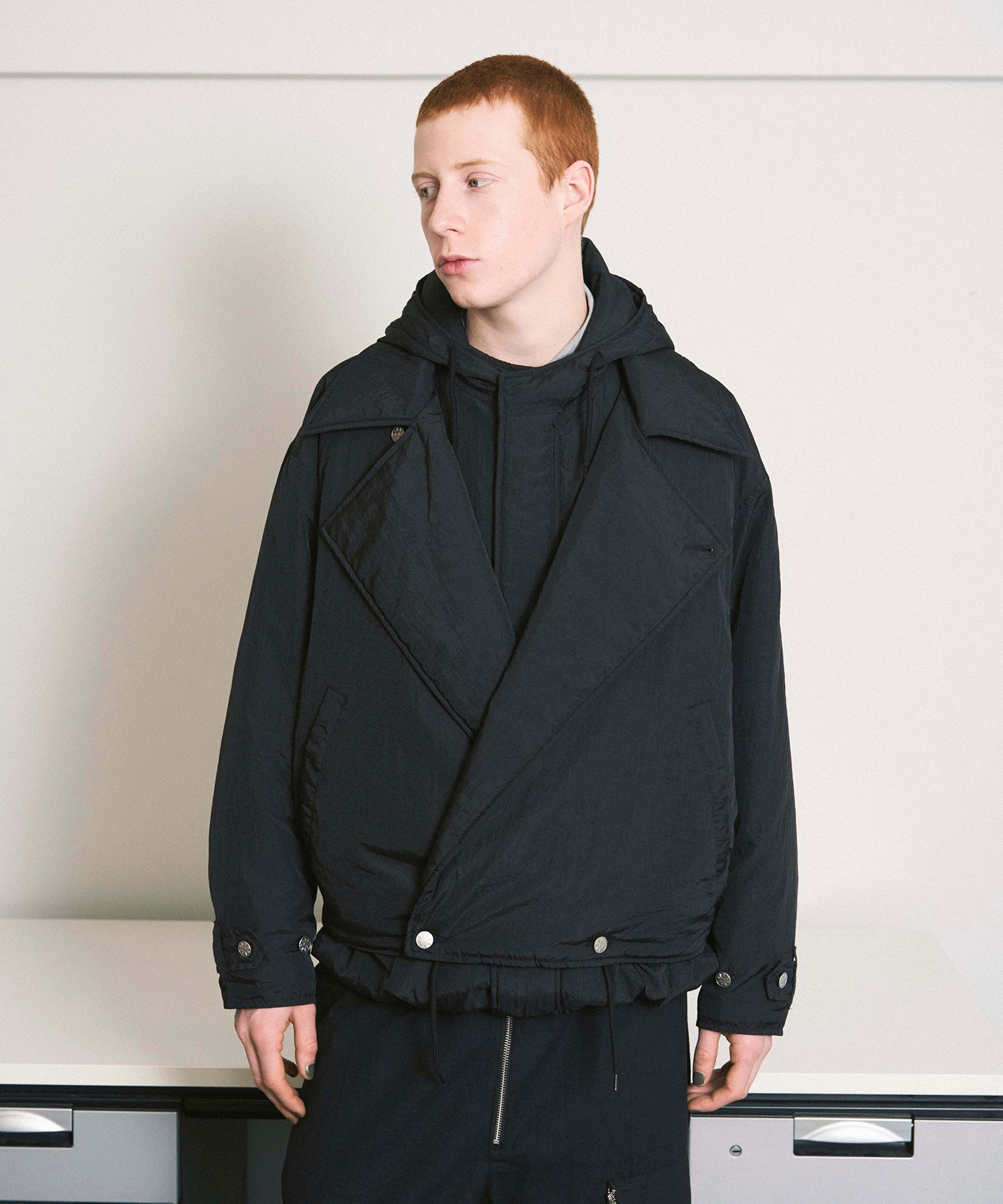DOUBLE CUSHY HOODED JACKET PHINGERIN