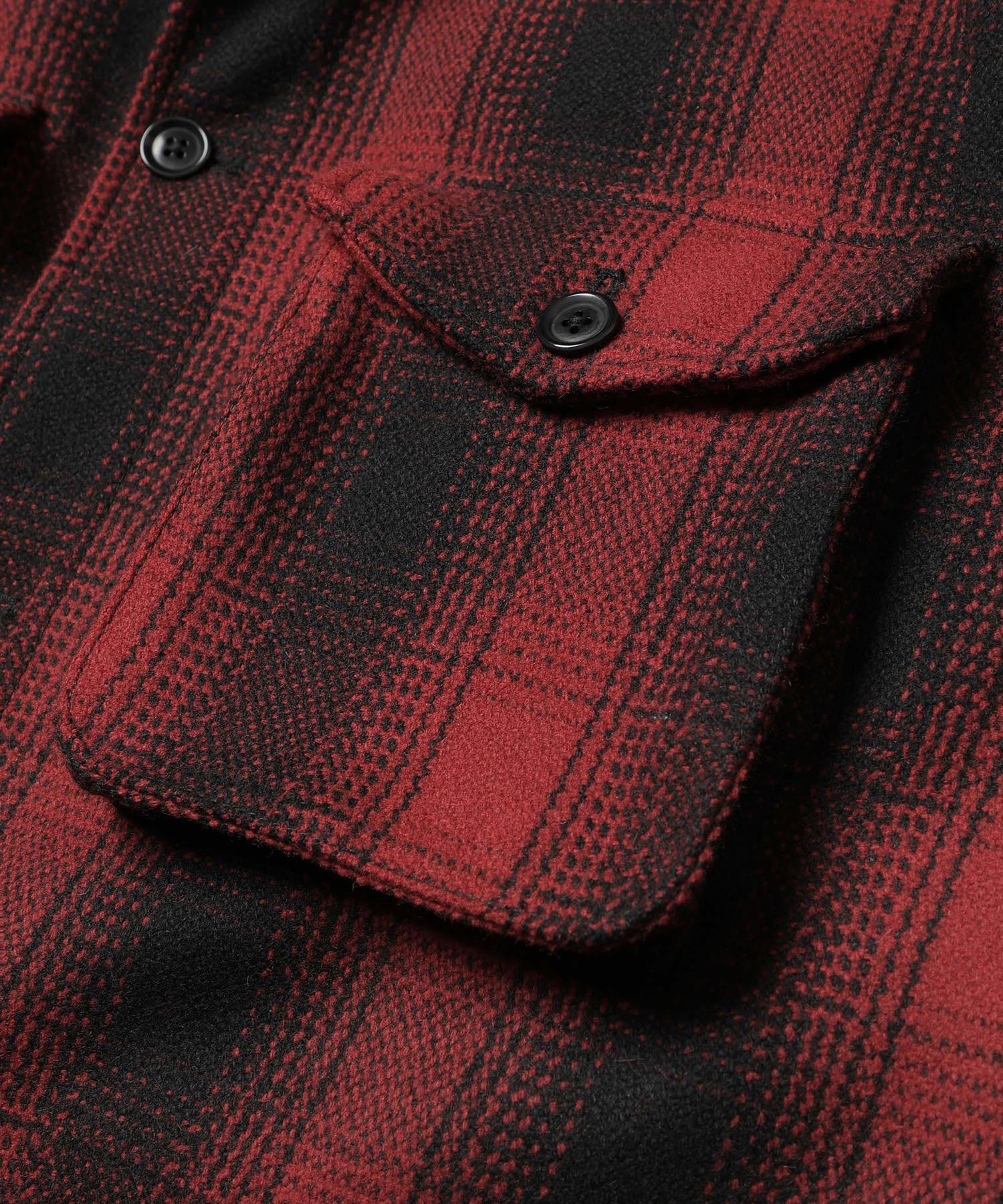 SKOOKUM COLLABORATION /MACKINAW JACKET MR.OLIVE