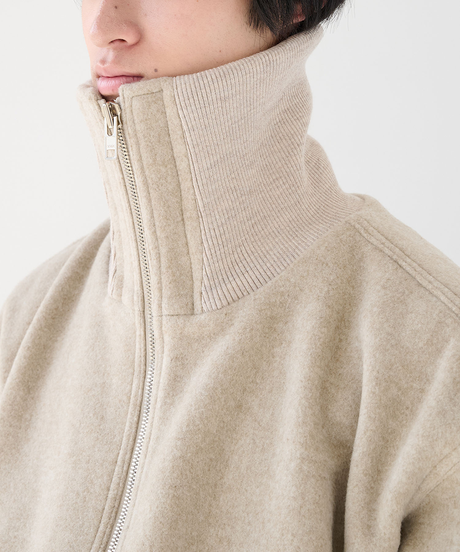 WOOL ZIP FLIGHT JACKET is-ness