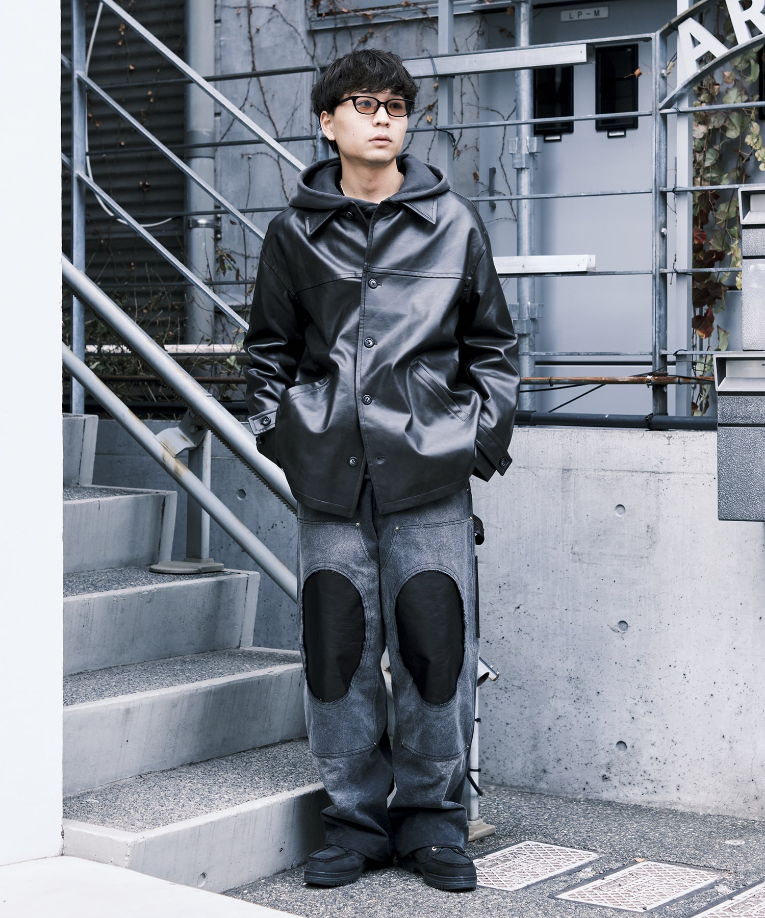 別注 FAKE LEATHER CAR COAT｜JieDa