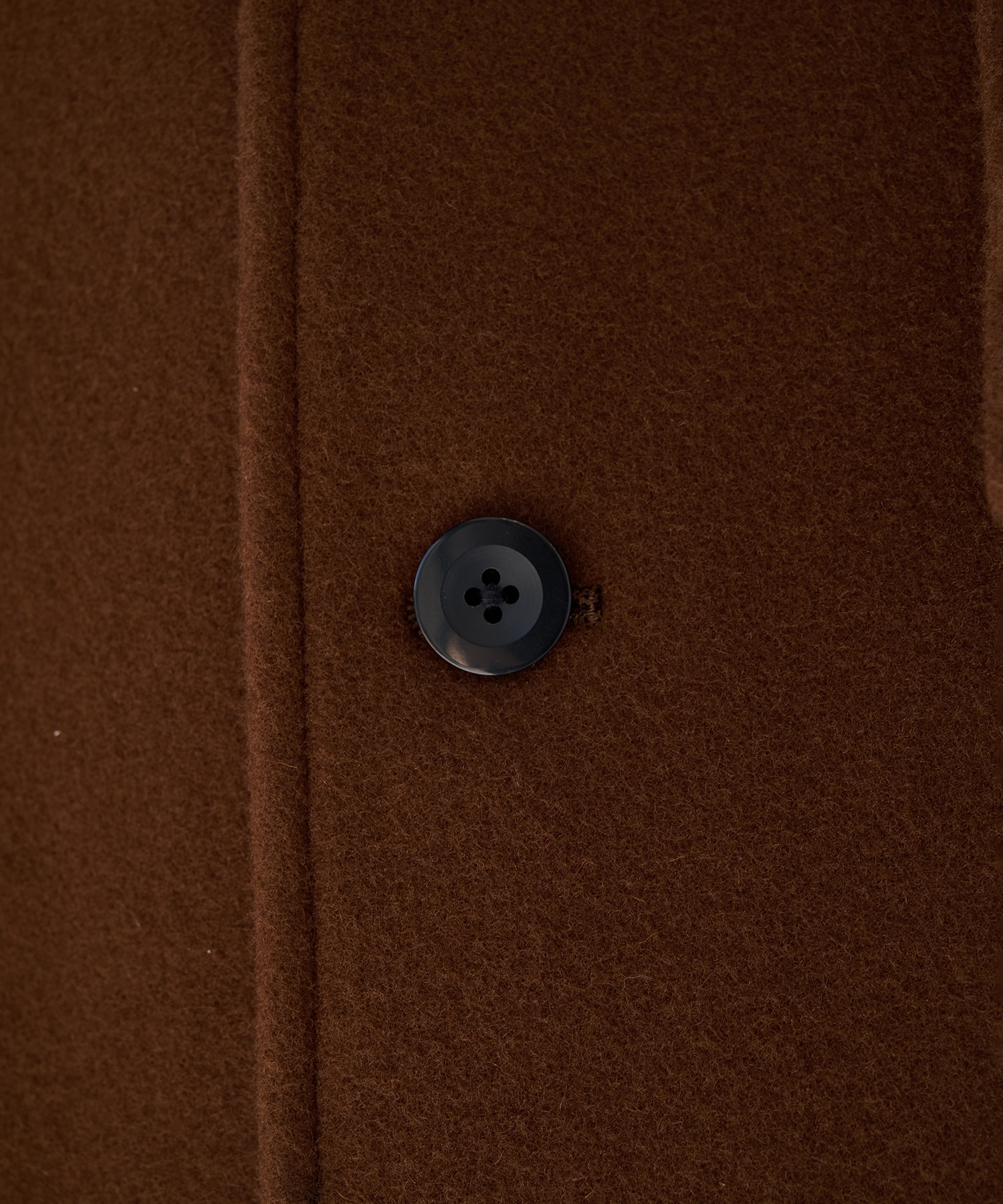 Lamb Wool Melton Layerd Long Coat CULLNI