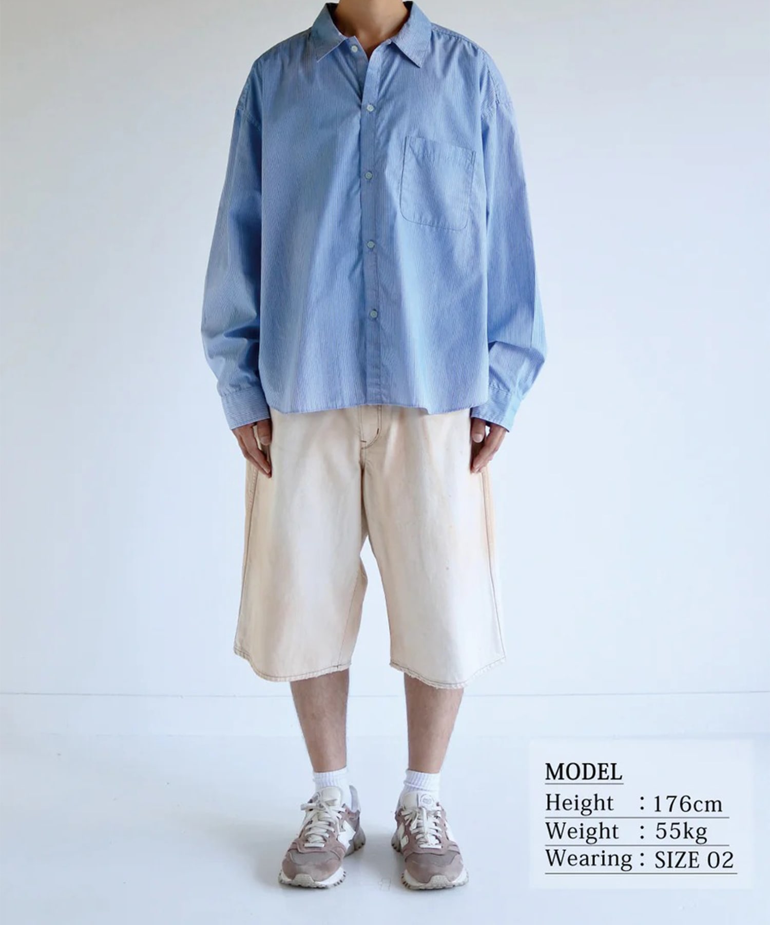 HAND-SPRAYED STRIPE SHIRTS ANACHRONORM