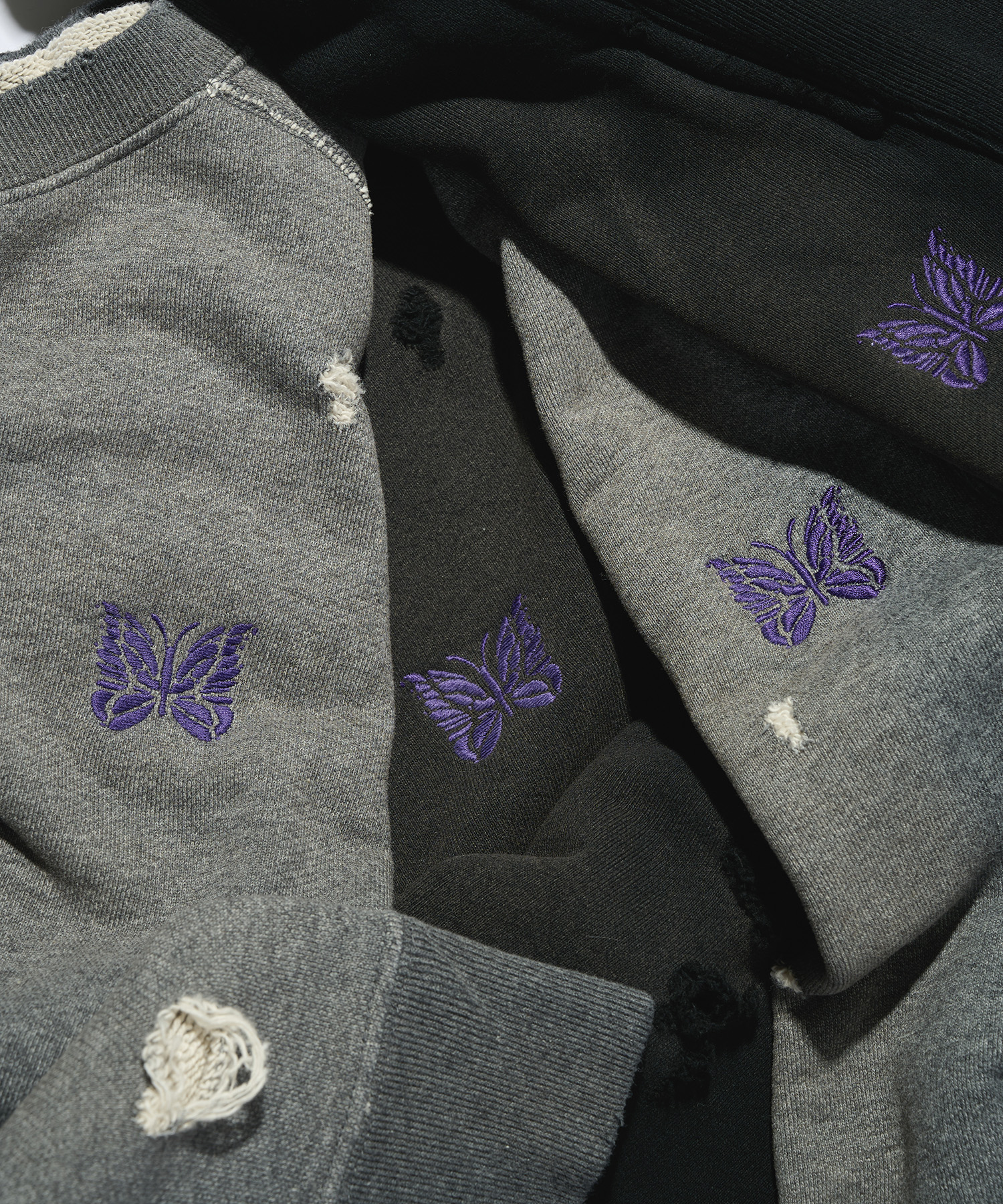 別注 Deconstructed Sweat Shirt - Cotton French Terry NEEDLES