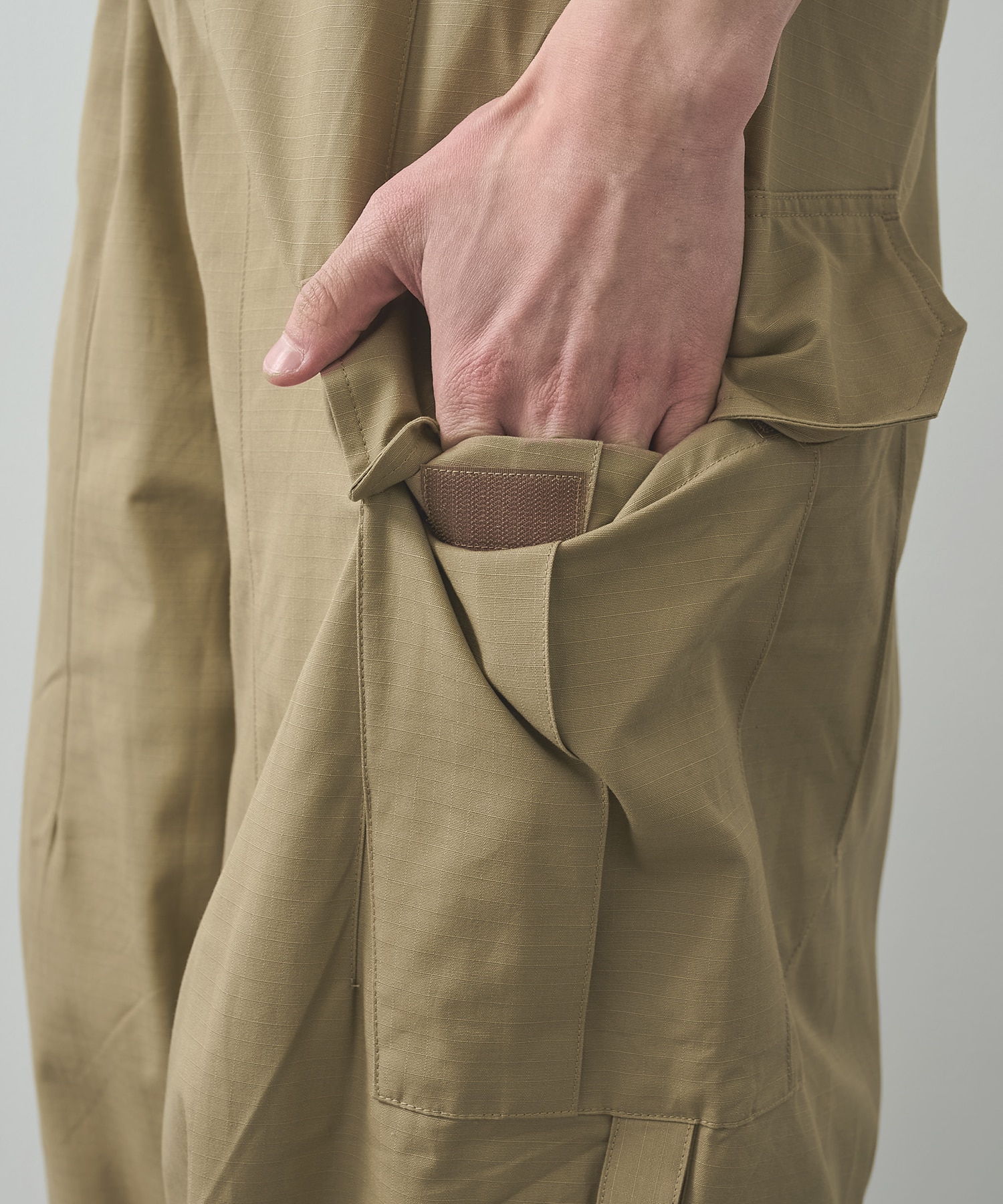 THE CHANGING LENGTH/HEM CROPPED CARGO PANTS POLIQUANT