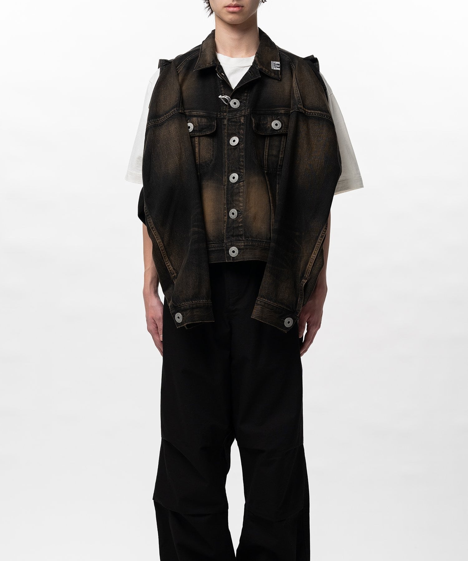 A16BL023 DENIM JACKET Maison MIHARA YASUHIRO