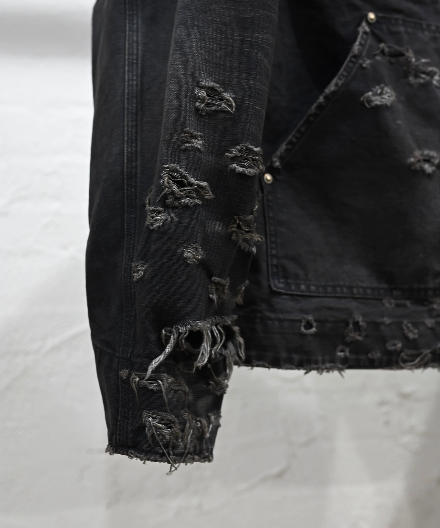 Distressed Work Jacket MIYAGIHIDETAKA