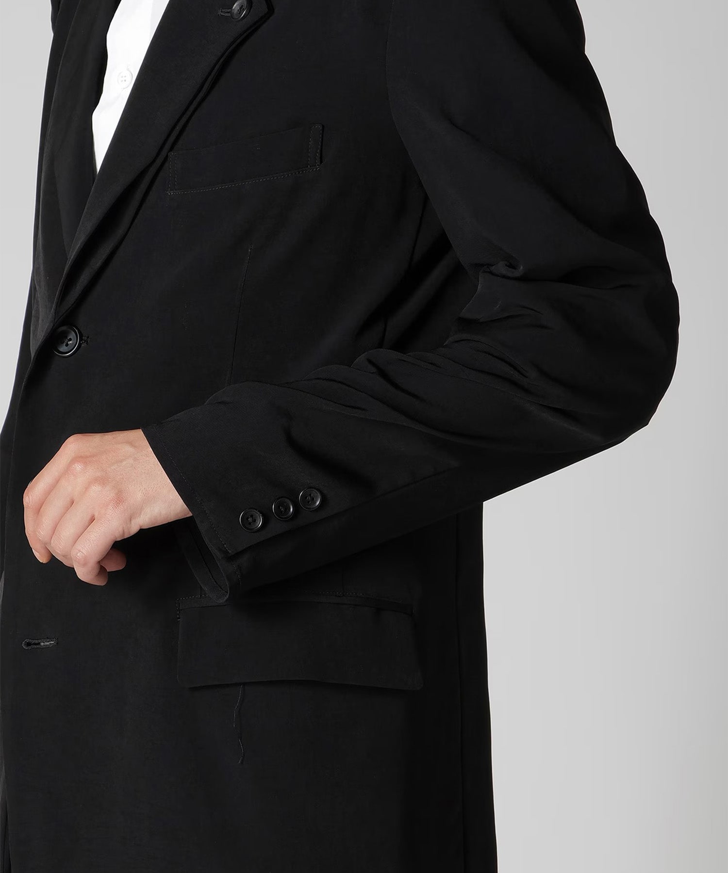 シルク二重ラペルJ Yohji Yamamoto
