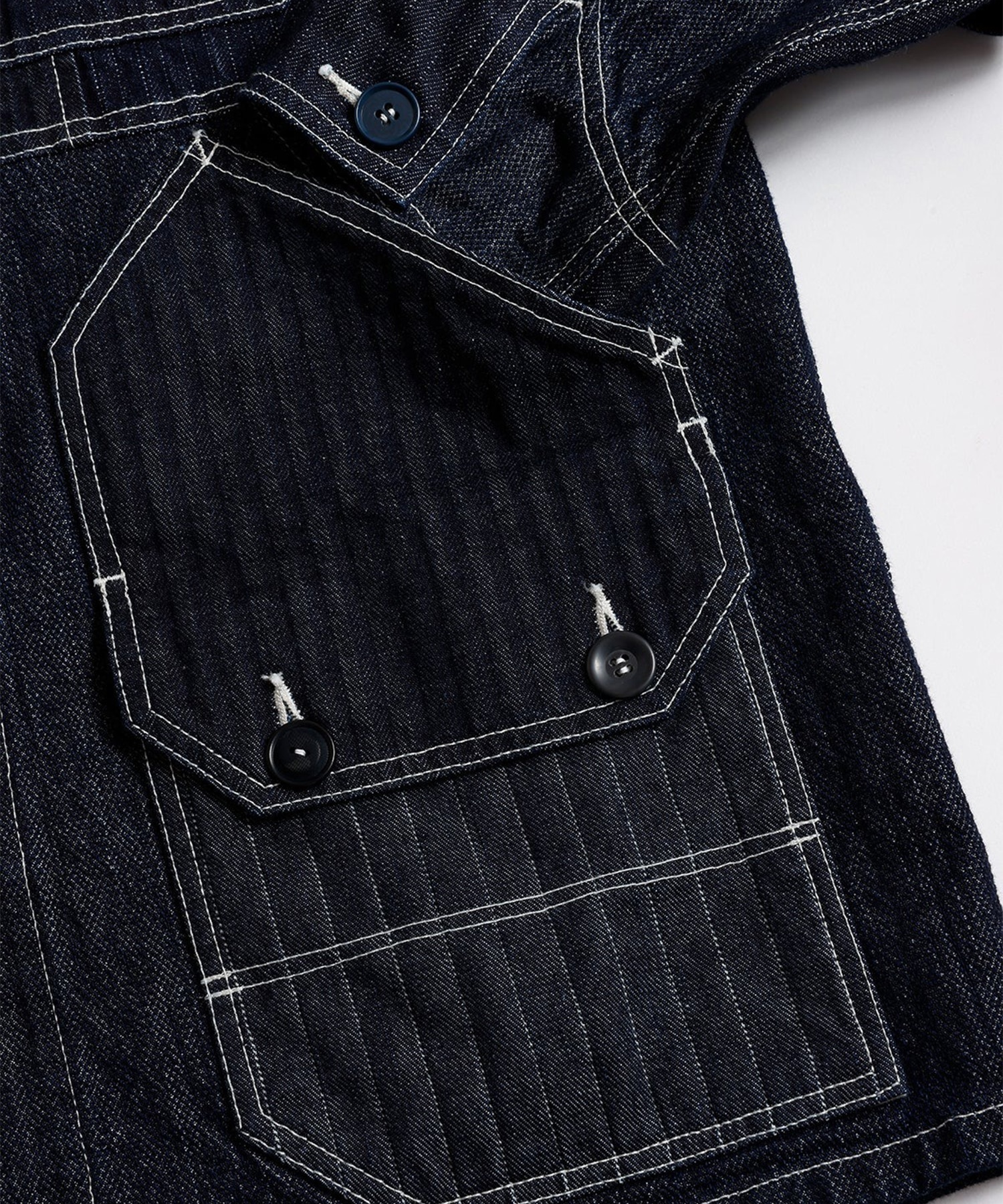 PACHWORK COVERALL JACKET RINSE FDMTL