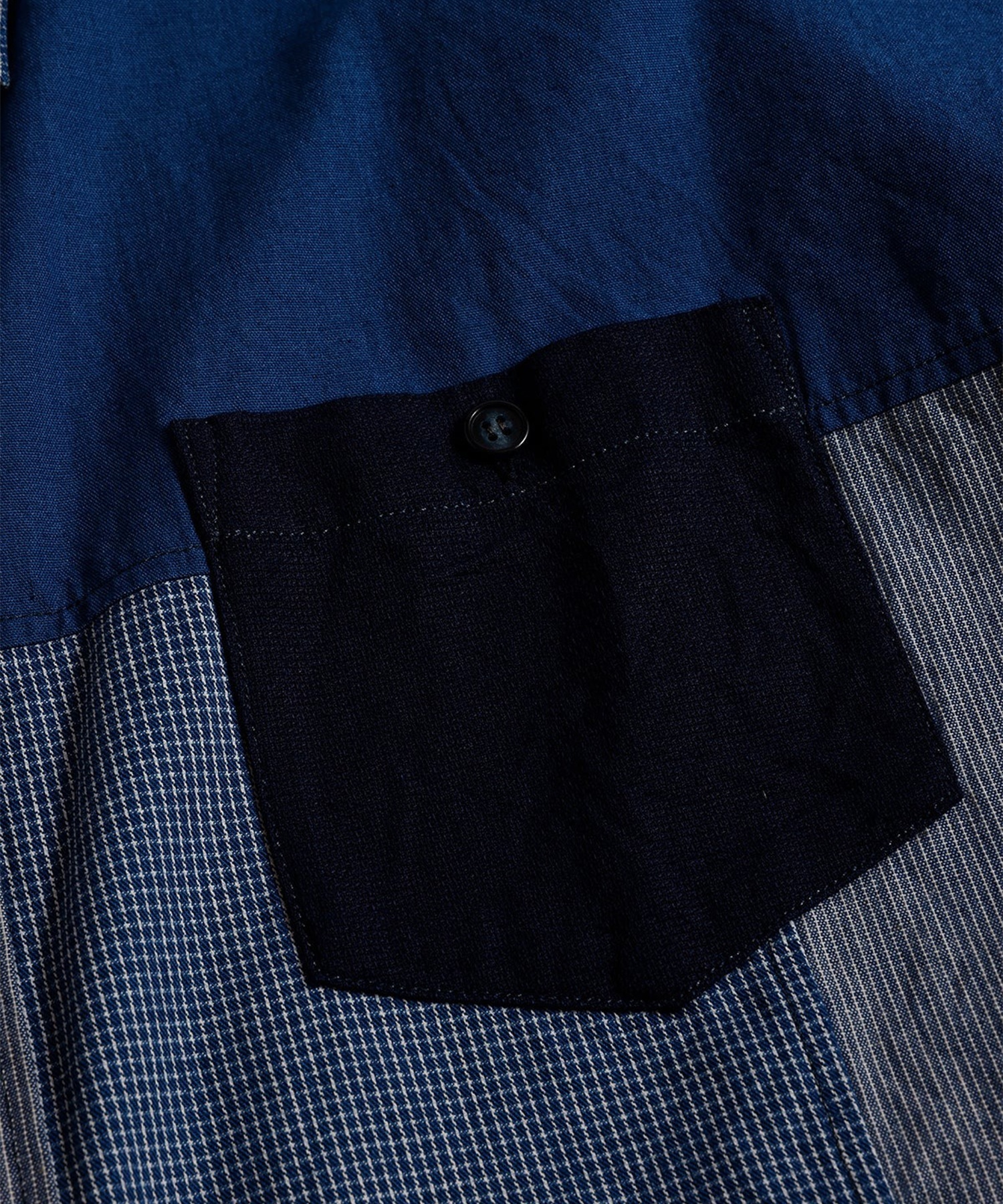PATCHWORK SHIRT RINSE FDMTL