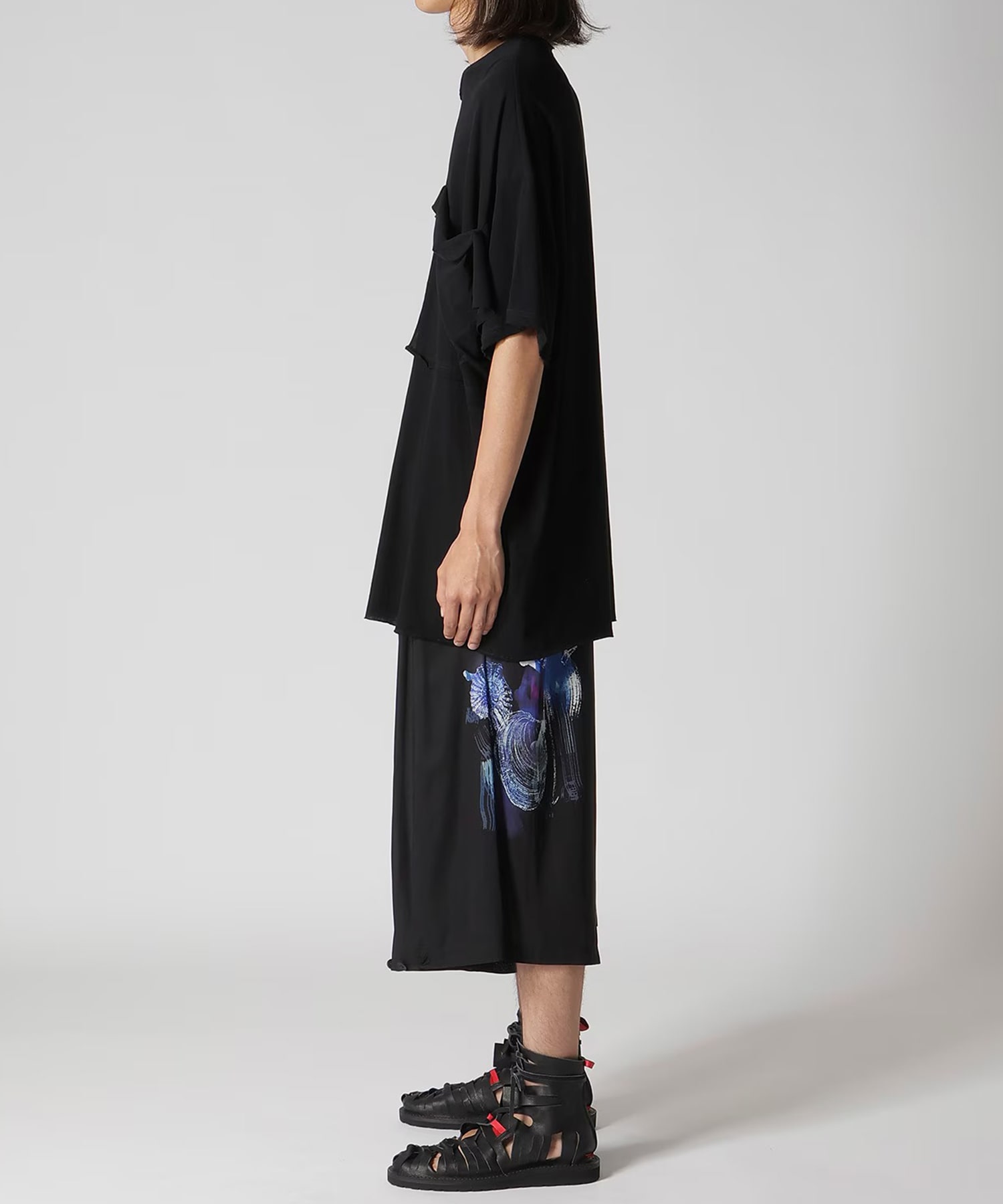 HK-T09-080 POCKET S/S TEE A Yohji Yamamoto