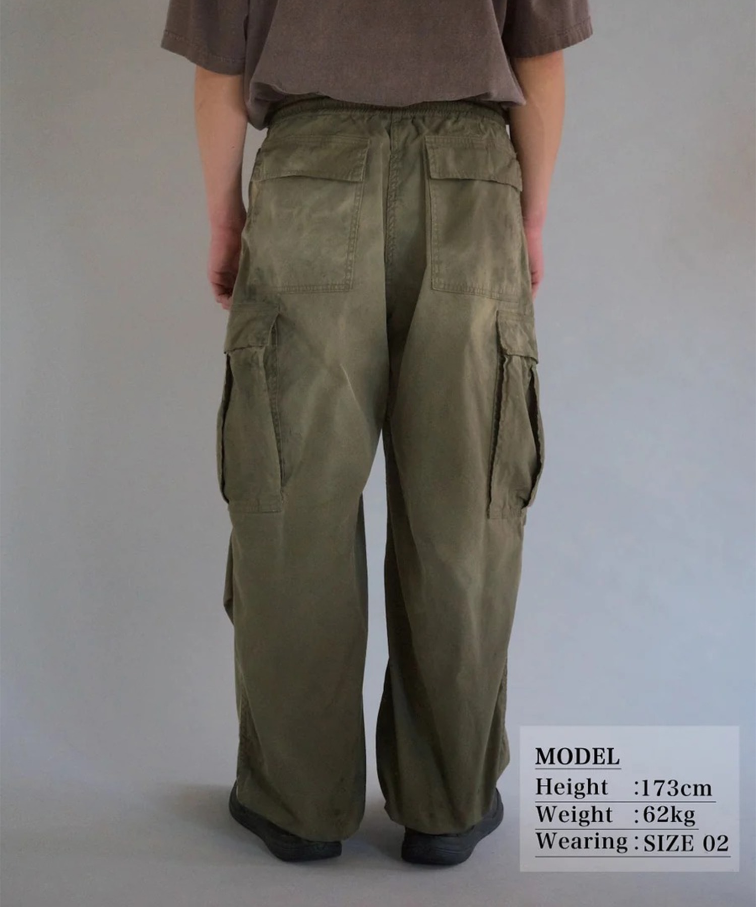 FADED CARGO EASY PANTS ANACHRONORM