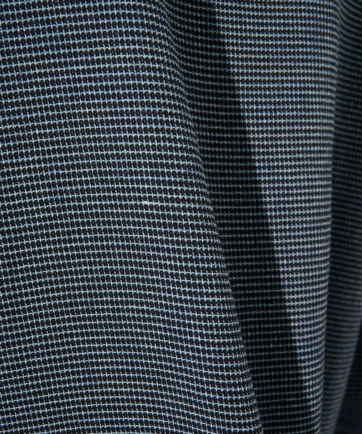 Mix Yarn Mesh Notched Lapel Shirt Blouson CULLNI