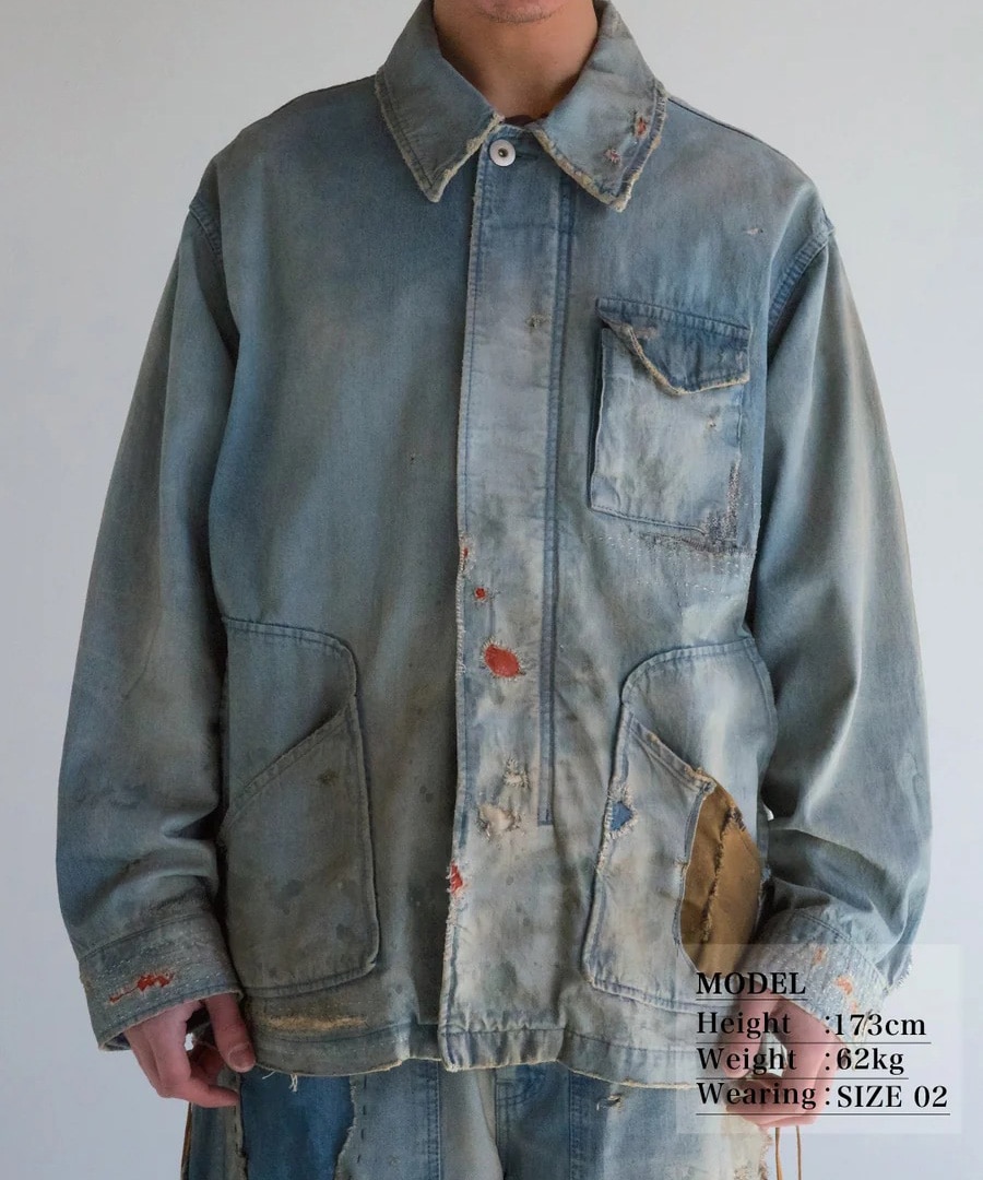 REMAKED DENIM WORK JACKET ANACHRONORM