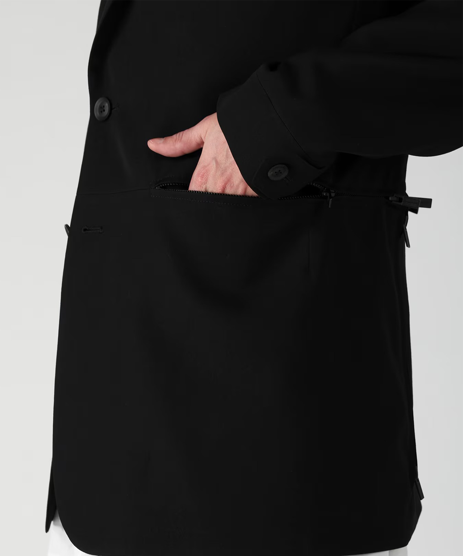 NOTCH GABARDINE JACKET Yohji Yamamoto