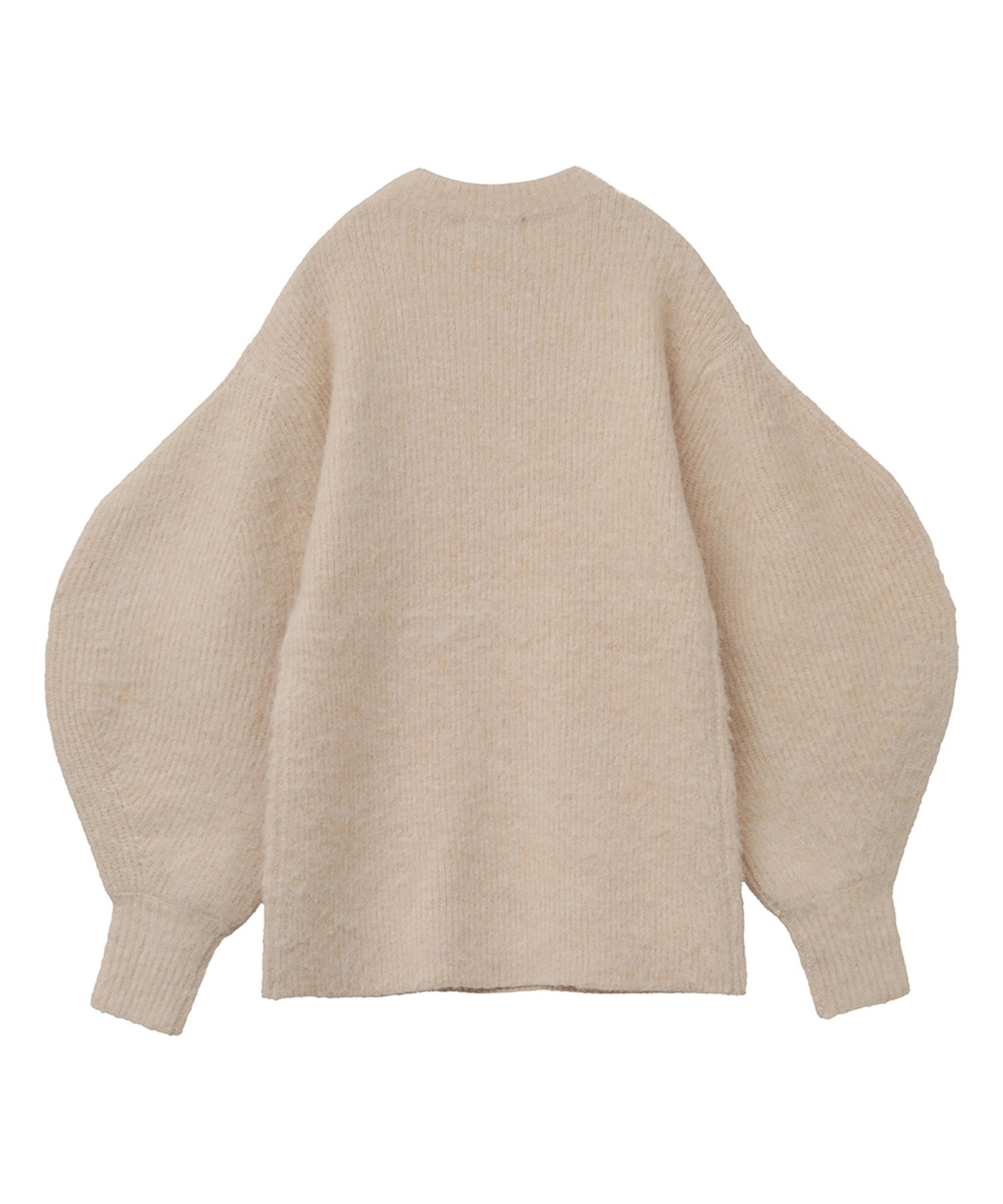 CLANE クラネ 21AW ROUND SLEEVE MOHAIR KNIT TOP ラウンドスリーブモヘアニットトップス ブルー 2