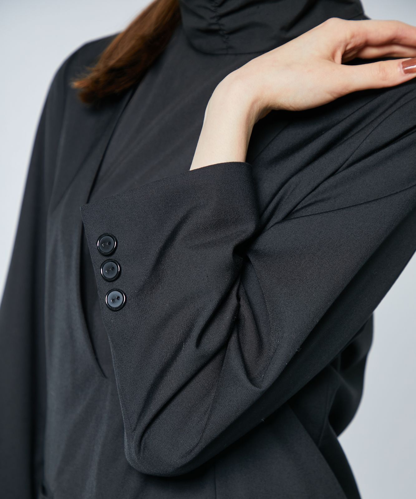 チュニックテーラードトップ 1210440210(S BLACK): AMERI: WOMENS