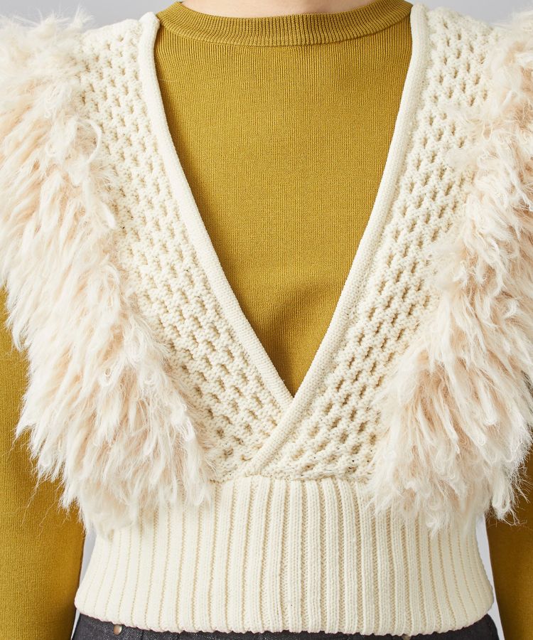 別注Patchwork Fringe Top LEINWANDE