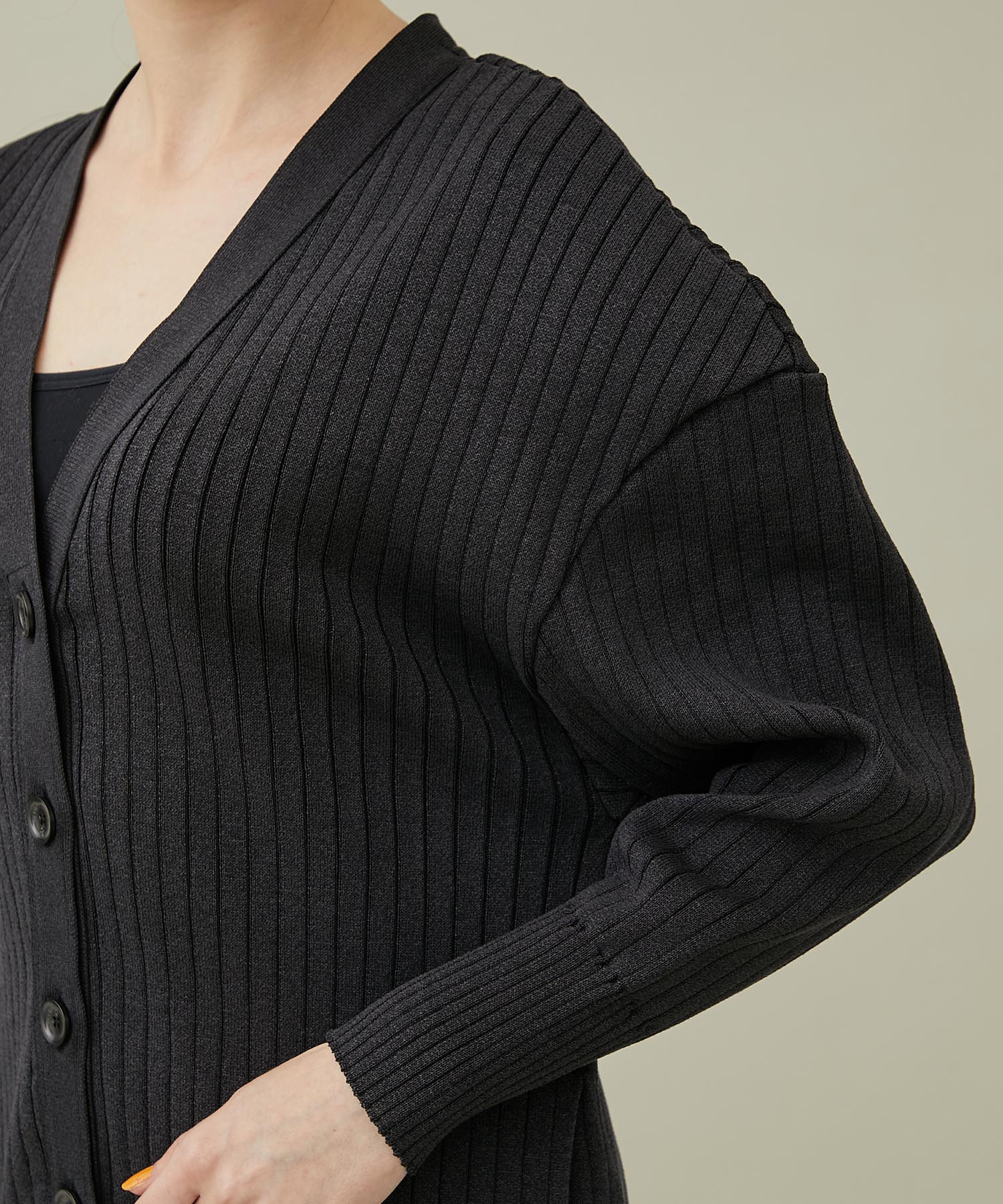 Luz combination cardigan dress GYGR AKIRANAKA