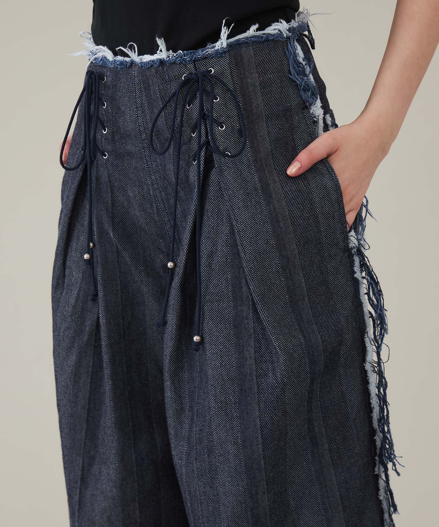 TAVAR - Laced up waist LIVINGTONE