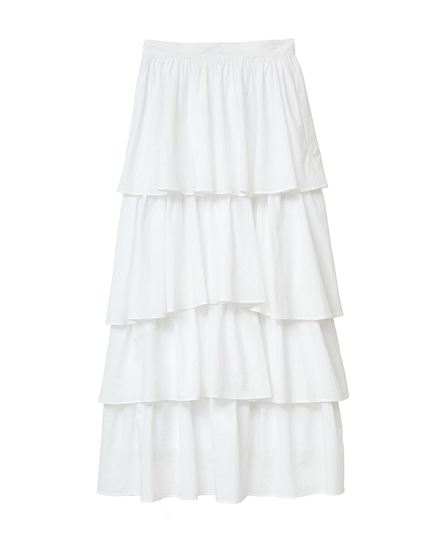 FRILL TIERED SKIRT(0 WHITE): CLANE: WOMENS｜ STUDIOUS ONLINE公式