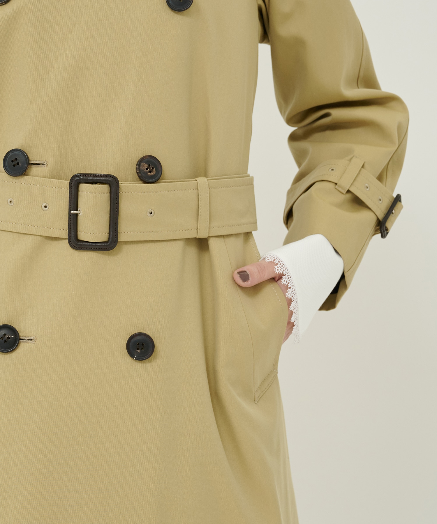 ultimate pima THE / a trench coat(M BEIGE): beautiful people