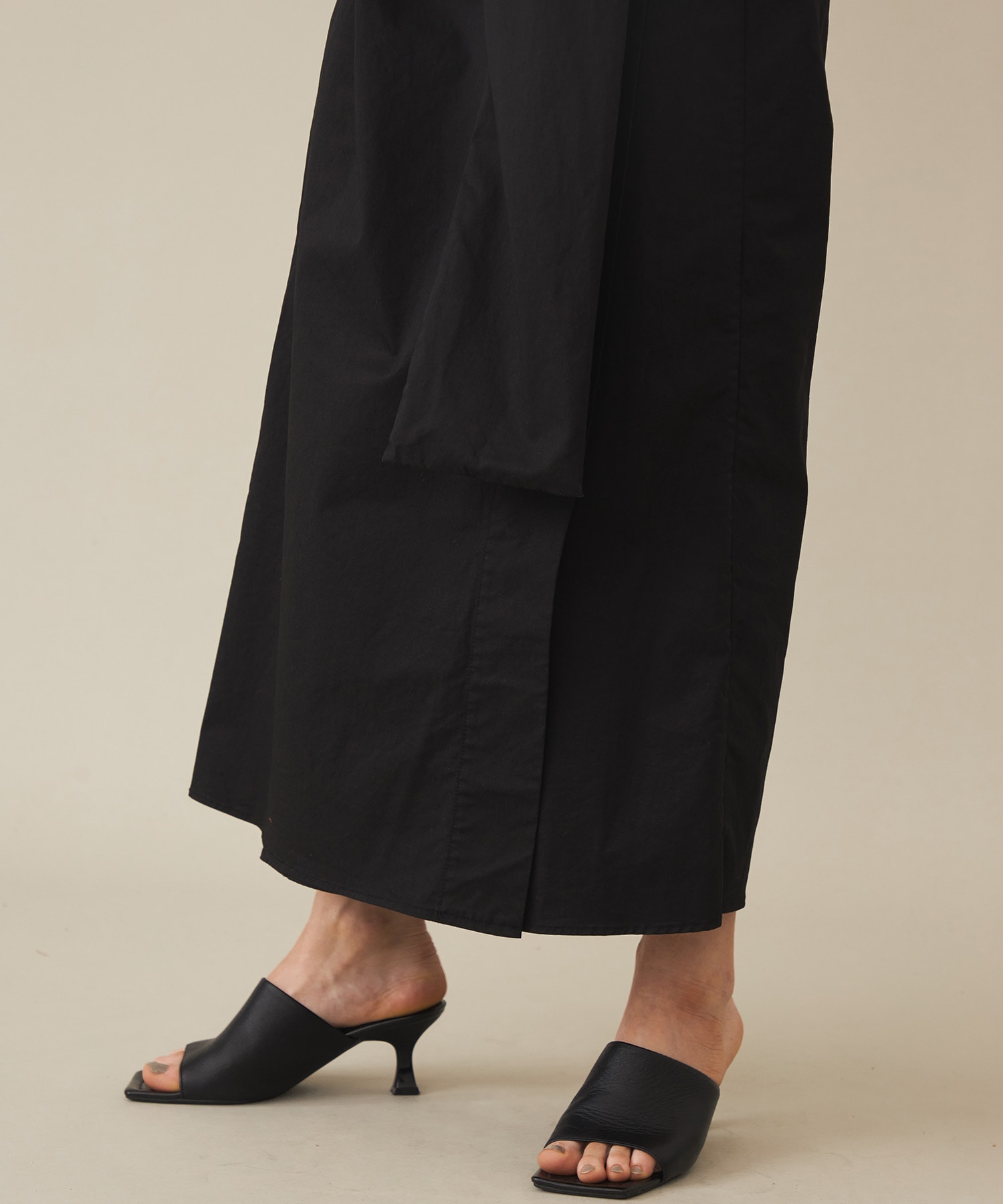 Cotton wrap skirt(36 BLACK): IIROT: WOMENS｜ STUDIOUS ONLINE公式