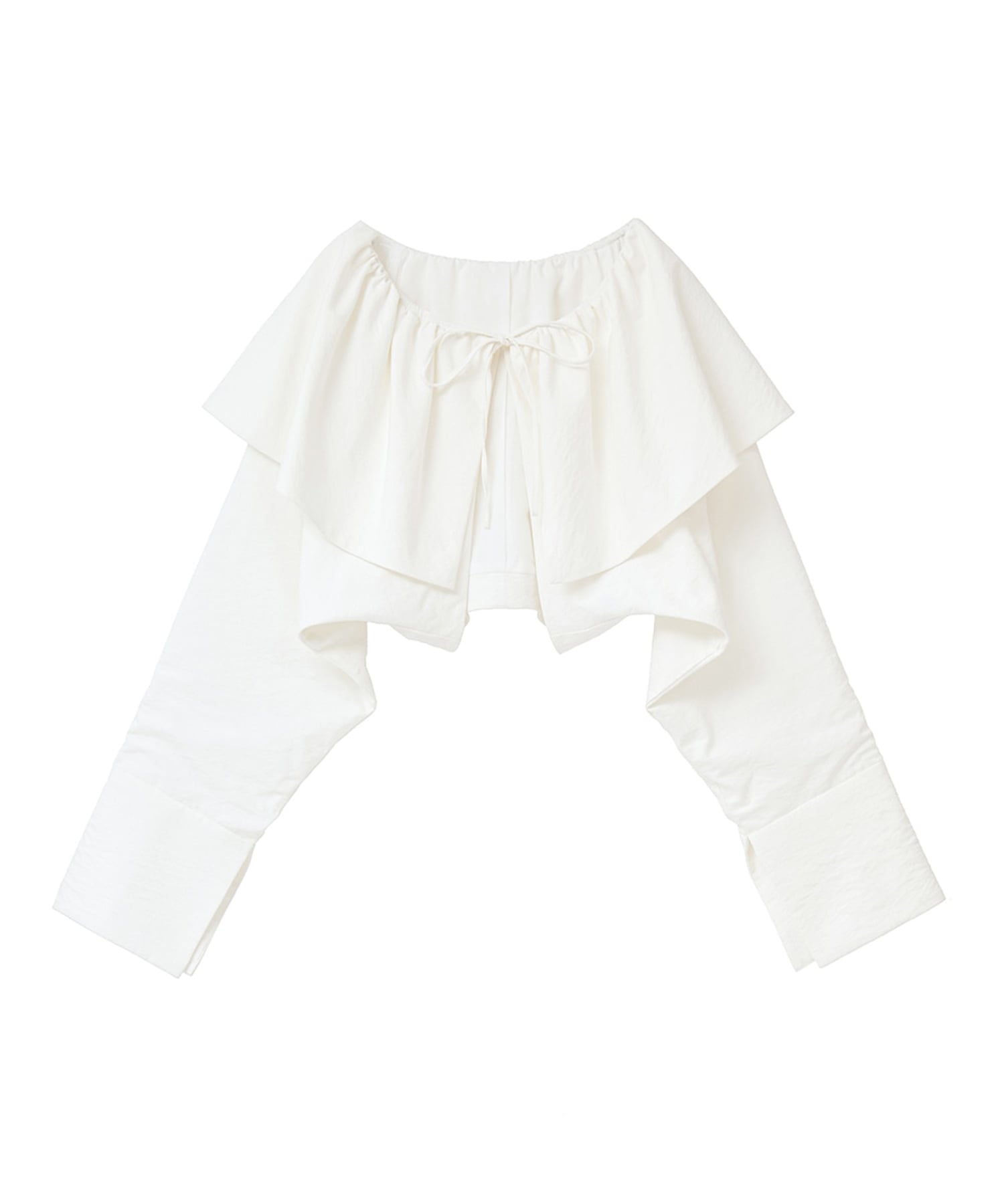 2WAY FRILL BOLERO(1 WHITE): CLANE: WOMENS｜ STUDIOUS ONLINE公式