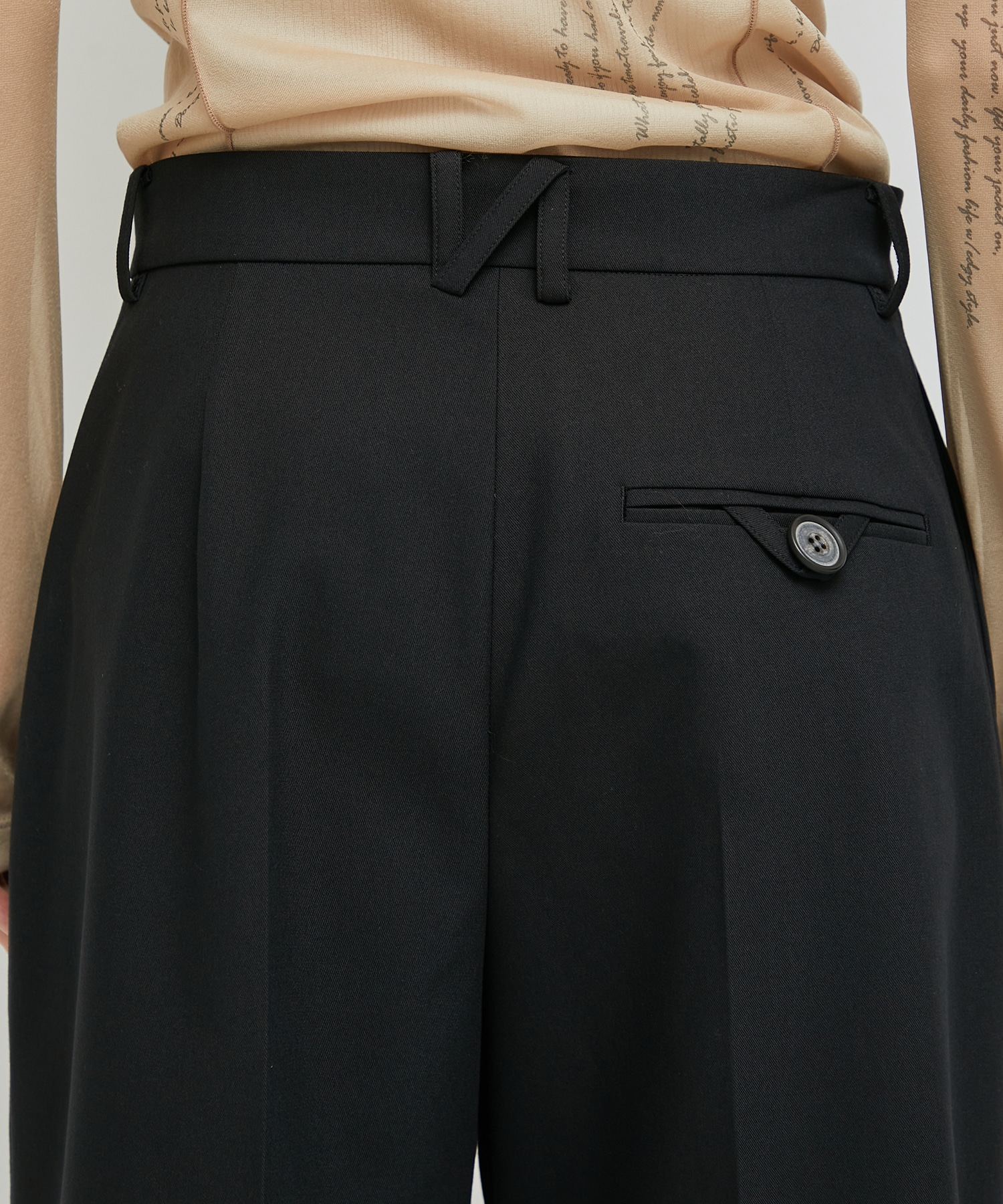 Tailored Half Pants(1 BLACK): STUDIOUS: WOMENS｜ STUDIOUS ONLINE