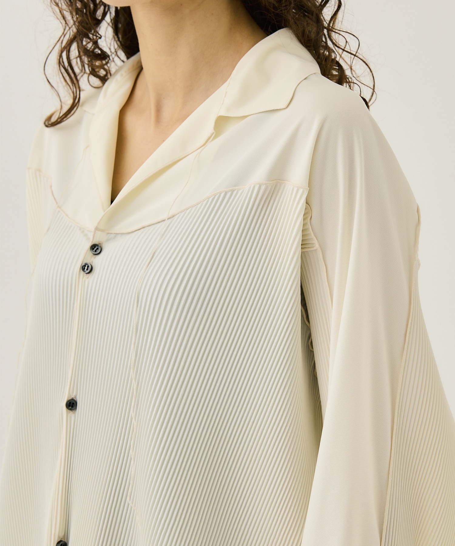 Todo wave shirts(FREE IVORY): kotohayokozawa: WOMENS｜ STUDIOUS