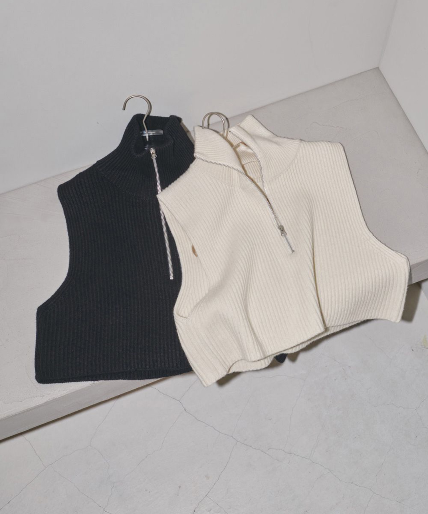 Halfzip Knit Vest(FREE BLACK): TODAYFUL: WOMENS｜ STUDIOUS ONLINE