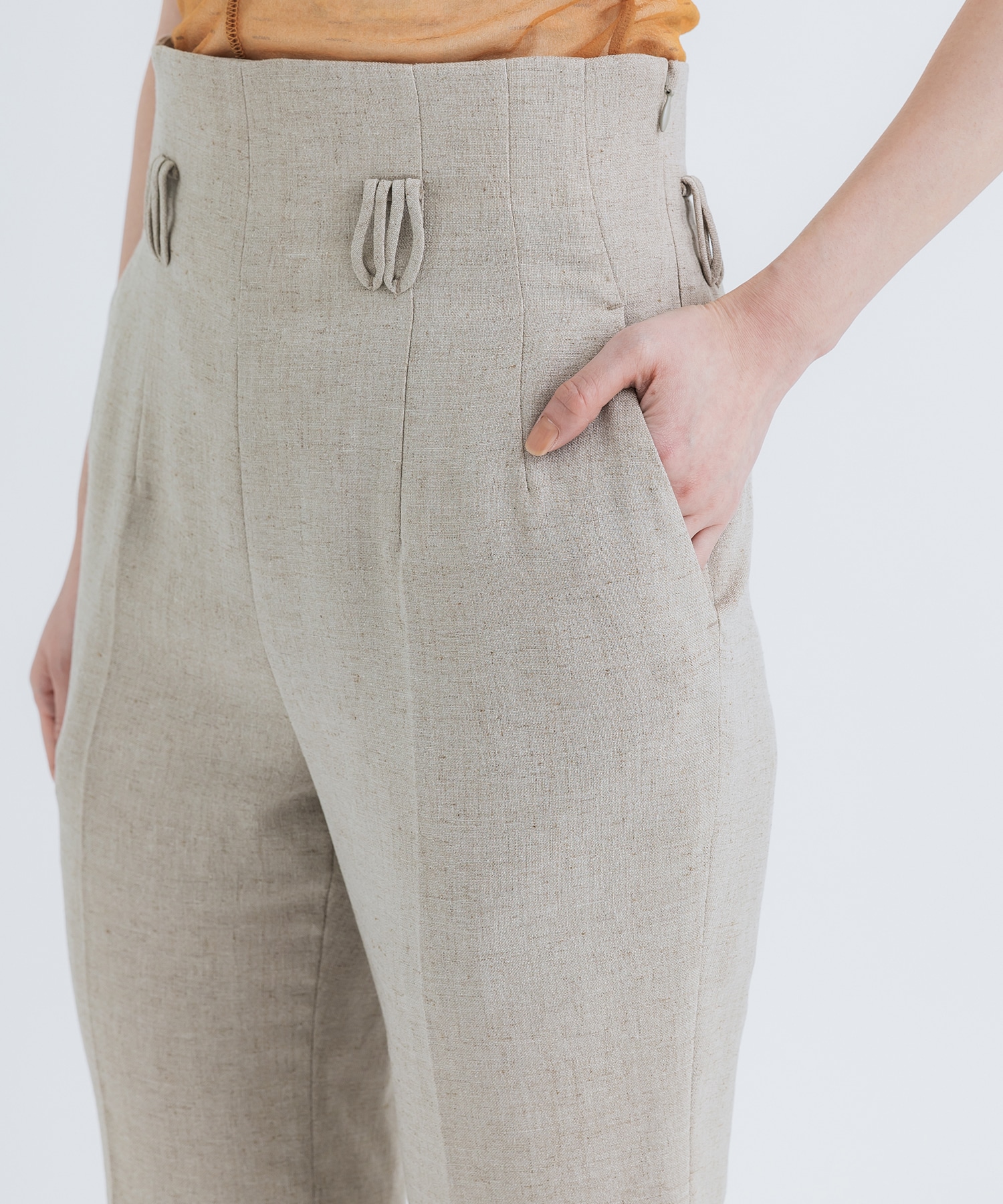 Linen Touch Triacetate Suits Trousers Mame Kurogouchi