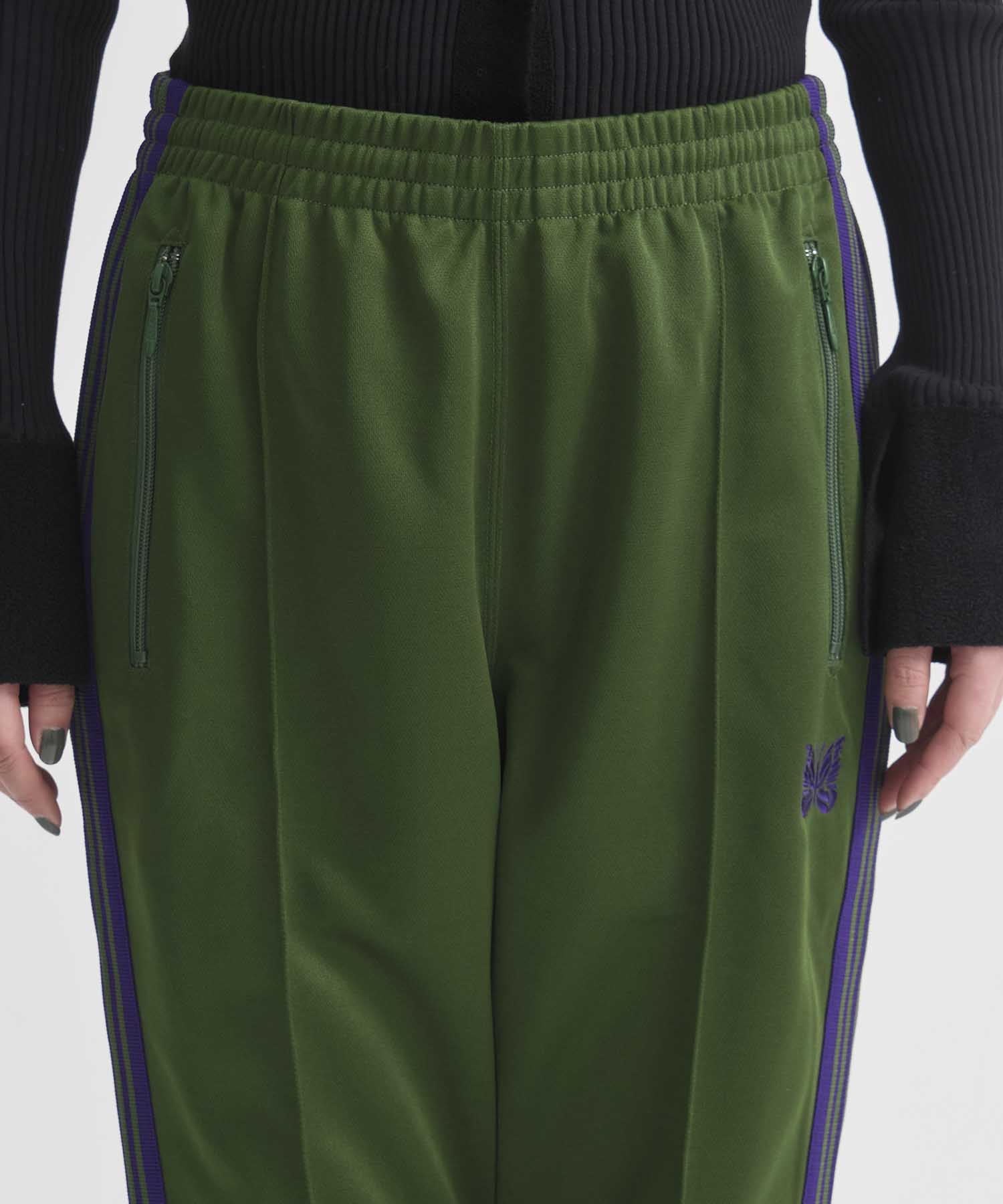 Narrow Track Pant - Poly Smooth(XS GREEN): Needles: WOMENS｜ STUDIOUS  ONLINE公式通販サイト