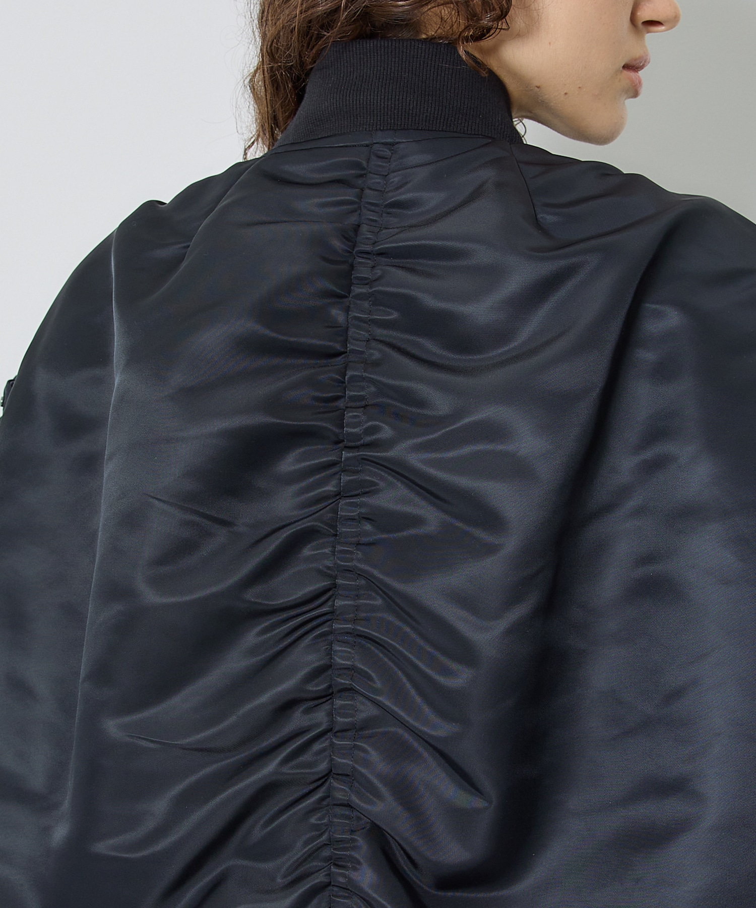 Padded Bomber Jacket(FREE BLACK): STUDIOUS: WOMENS｜ STUDIOUS