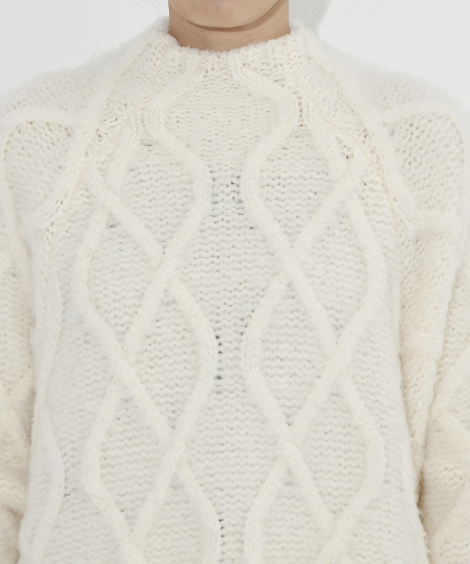 Shadow Cable Knit Top STUDIOUS