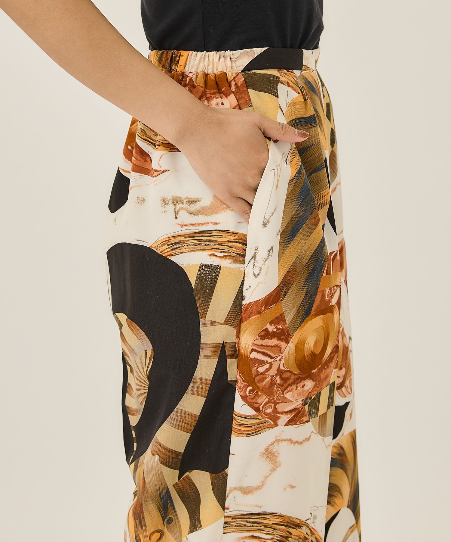 Marble Print Trousers(1 WHITE): Mame Kurogouchi: WOMENS｜ STUDIOUS