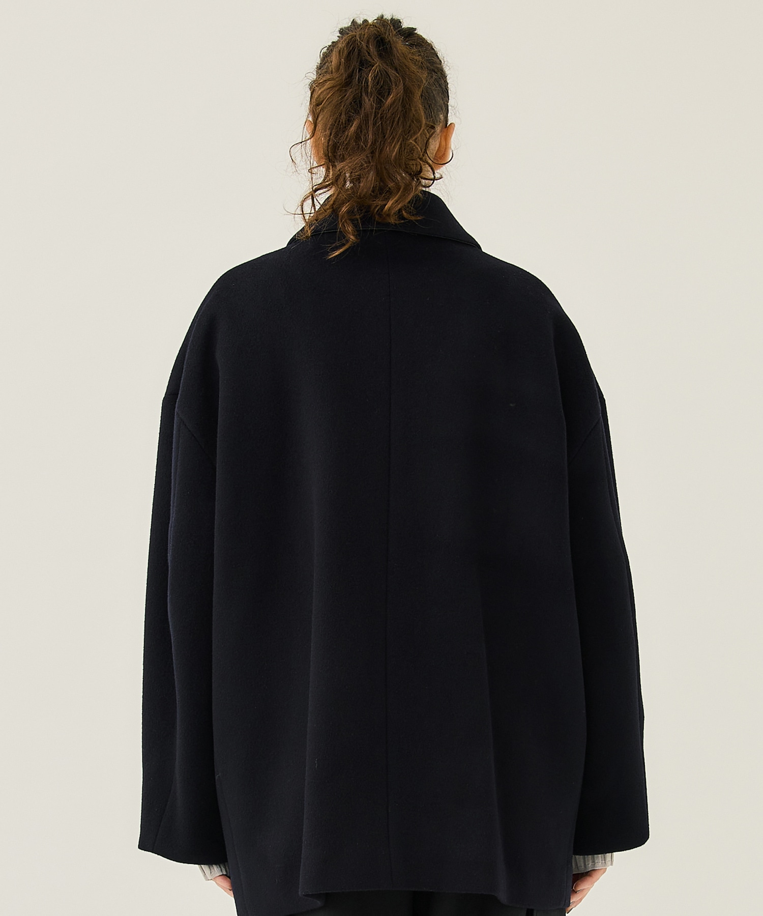 Stand Fall Collar Coat(FREE NAVY): IIROT: WOMENS｜ STUDIOUS ONLINE