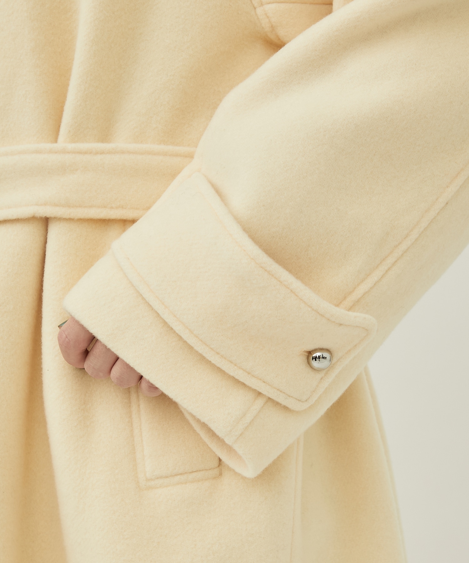 SOFT WOOL BAL COLLAR COAT(S IVORY): AMERI: WOMENS｜ STUDIOUS