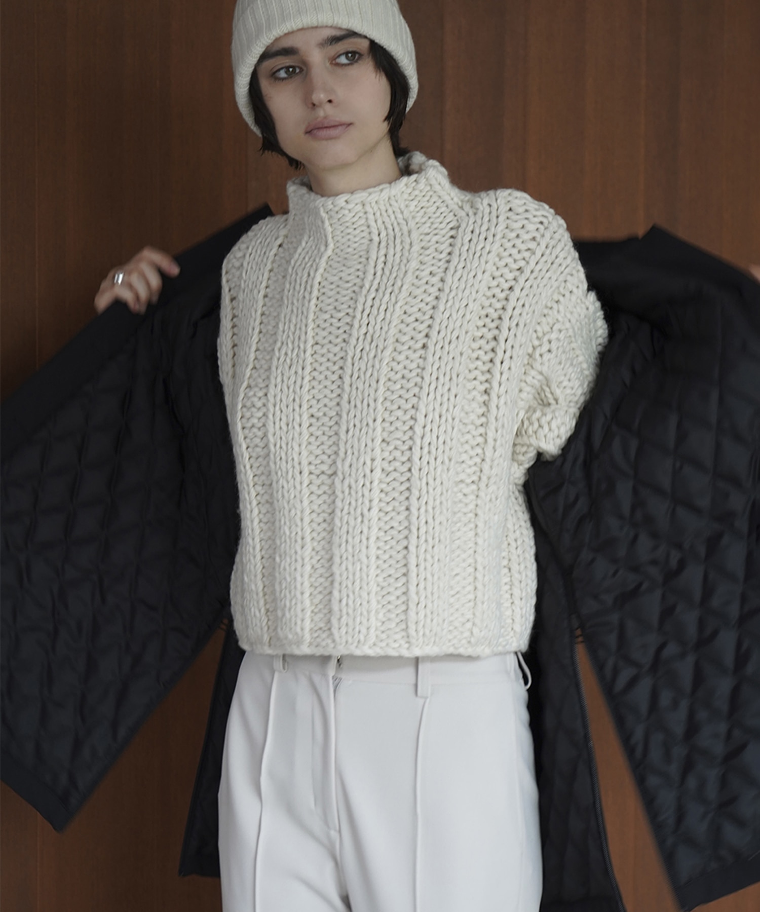 OVER QUILTING HUNTING JACKET CLANE