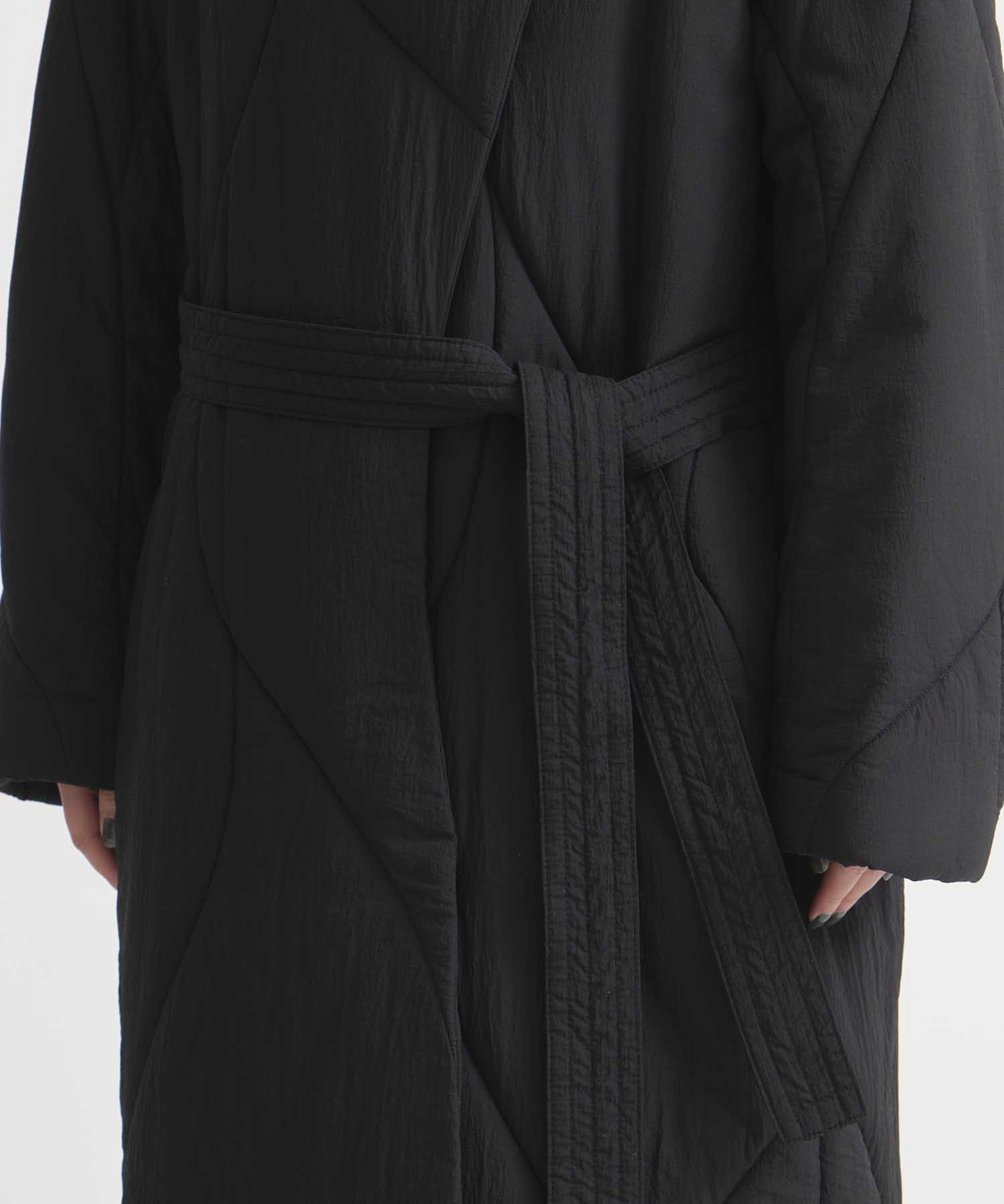 WAVE STITCH HEAT POLAK LONG COAT