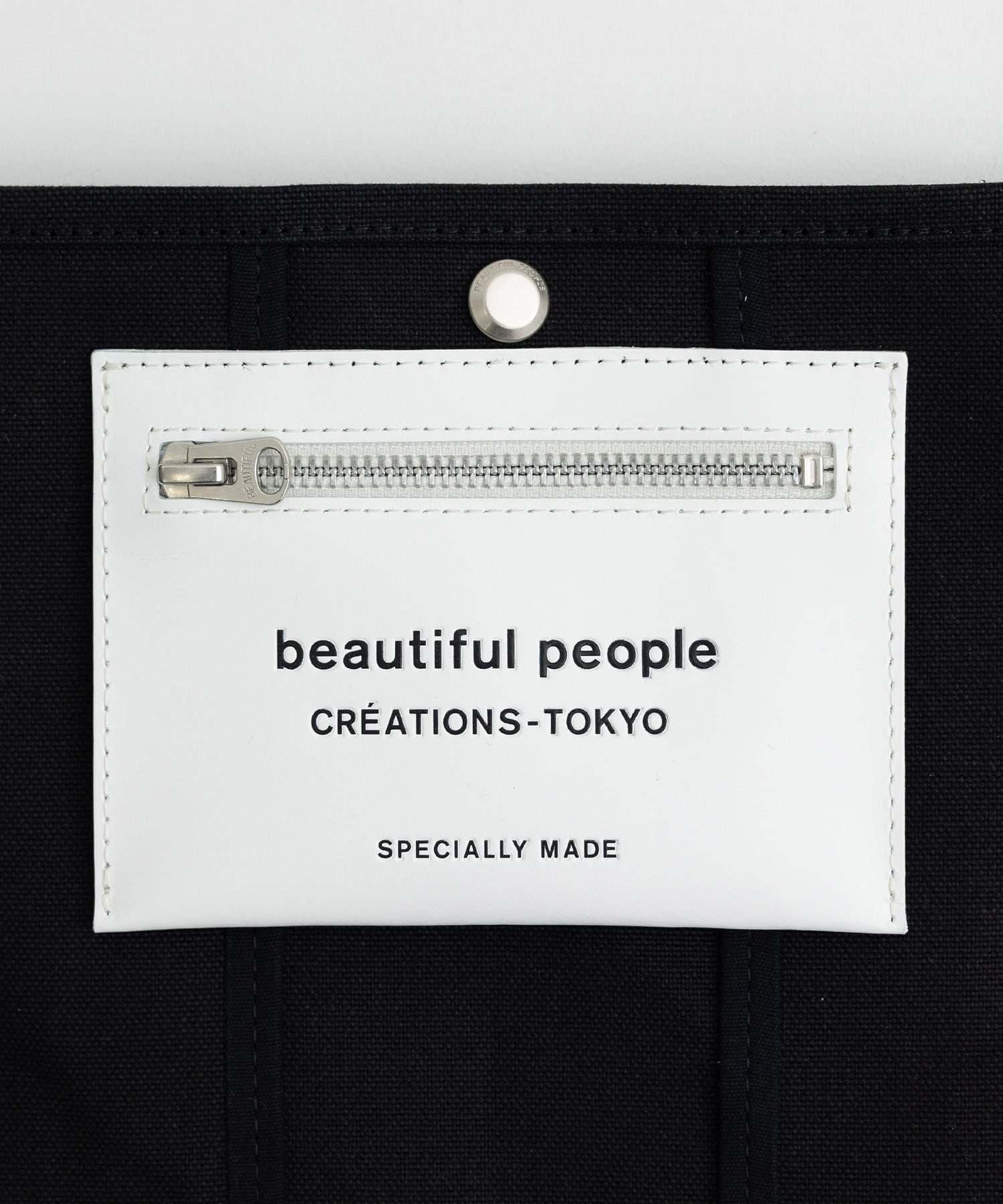lining logo pocket mini shoulder bag beautiful people