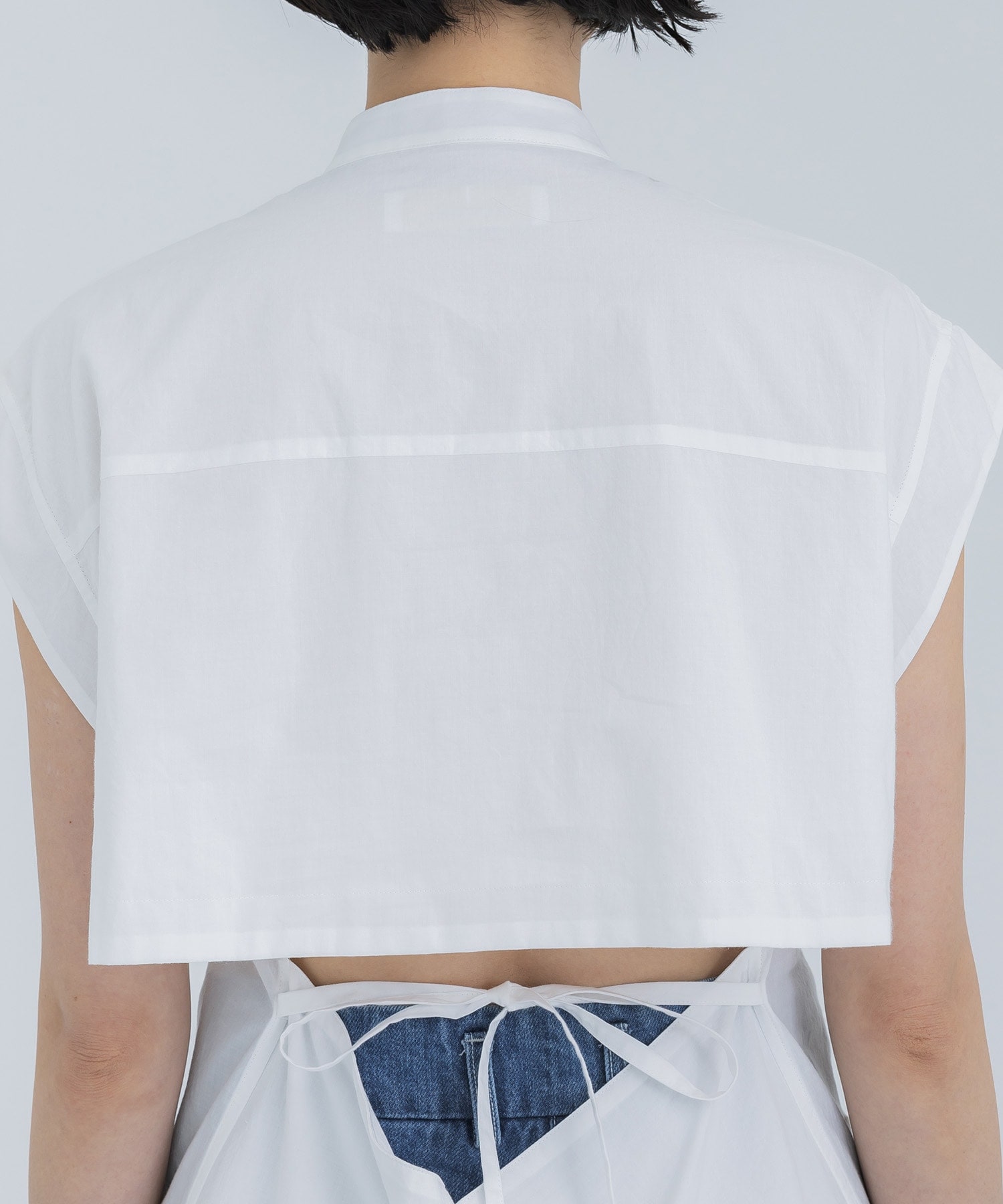 Rosie sleeveless shirt WH(2 WHITE): AKIRANAKA: WOMENS｜ STUDIOUS 