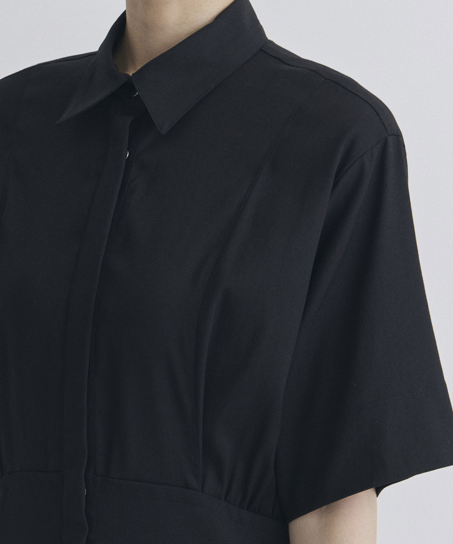 Corset Detail Shirt Dress STUDIOUS