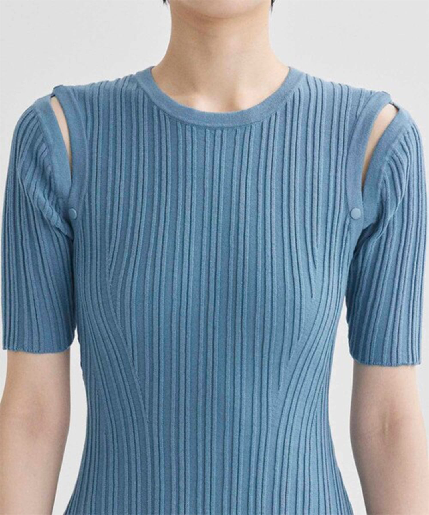 2way Sleeve Knit Dress STUDIOUS