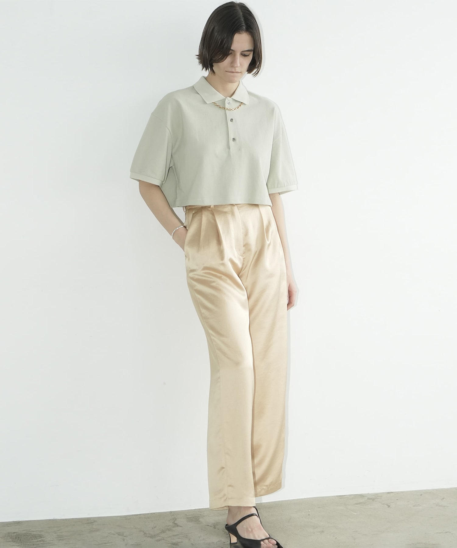 CROPPED POLO TOPS CLANE